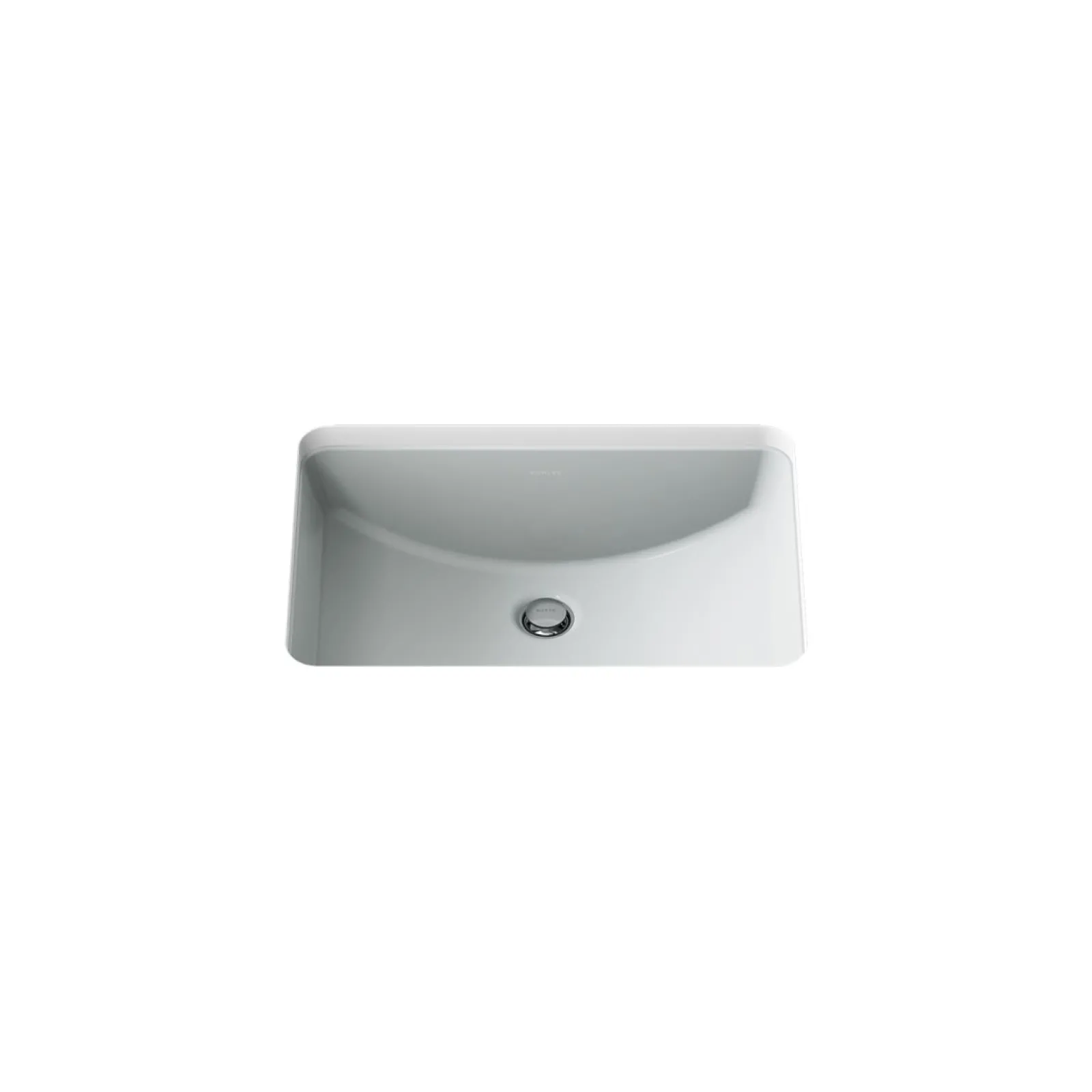 21" rectangular undermount bathroom sink^Kohler