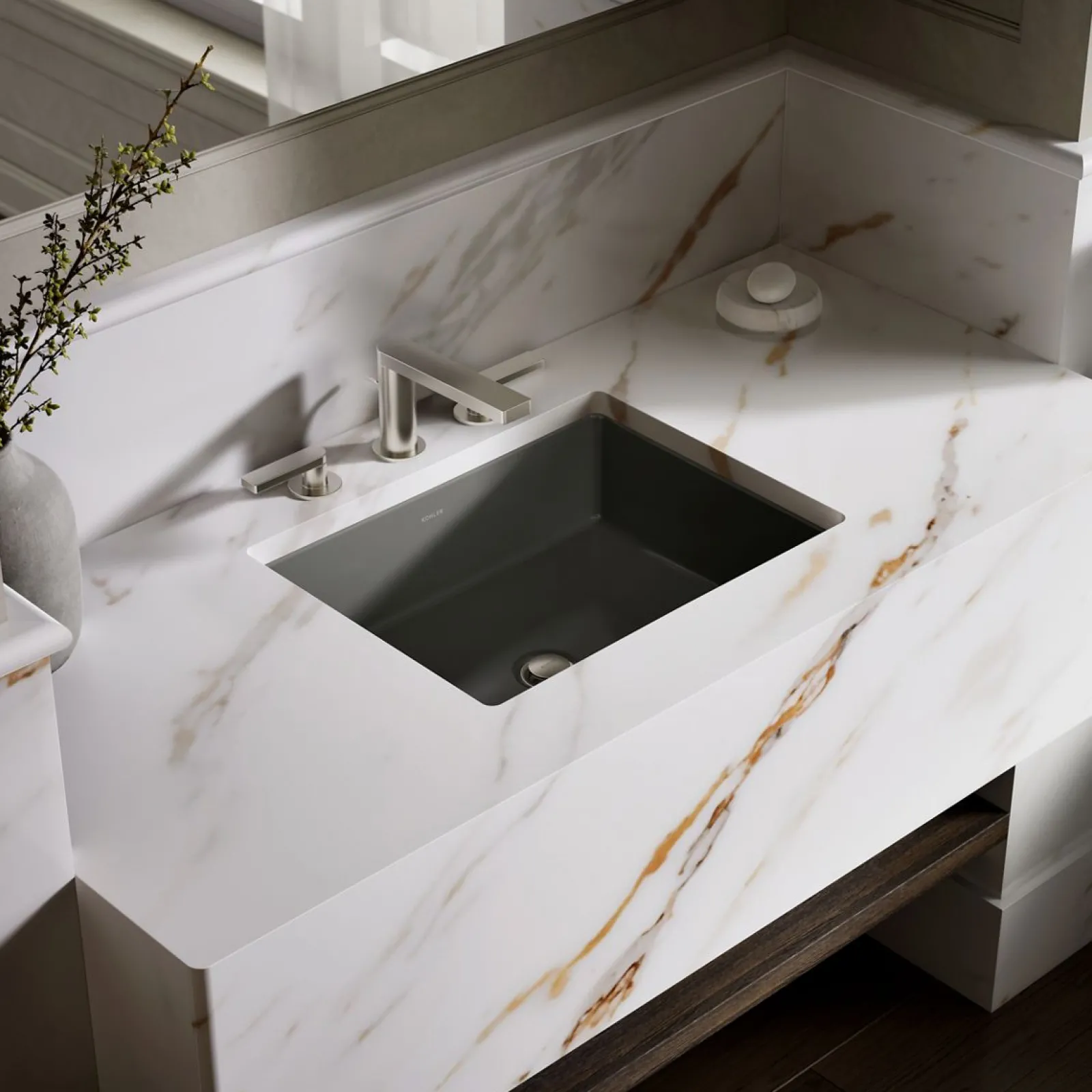 19-3/4" rectangular undermount bathroom sink^Kohler Online