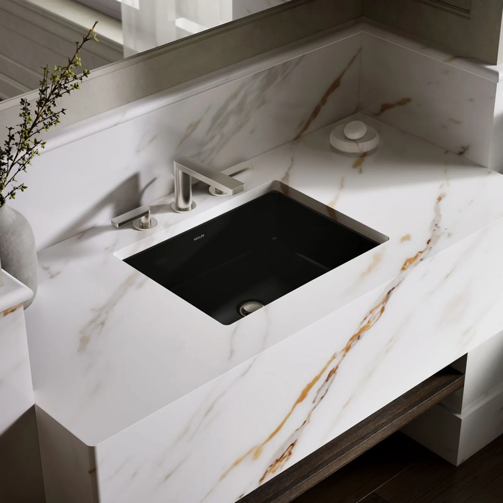 19-3/4" rectangular undermount bathroom sink^Kohler Online