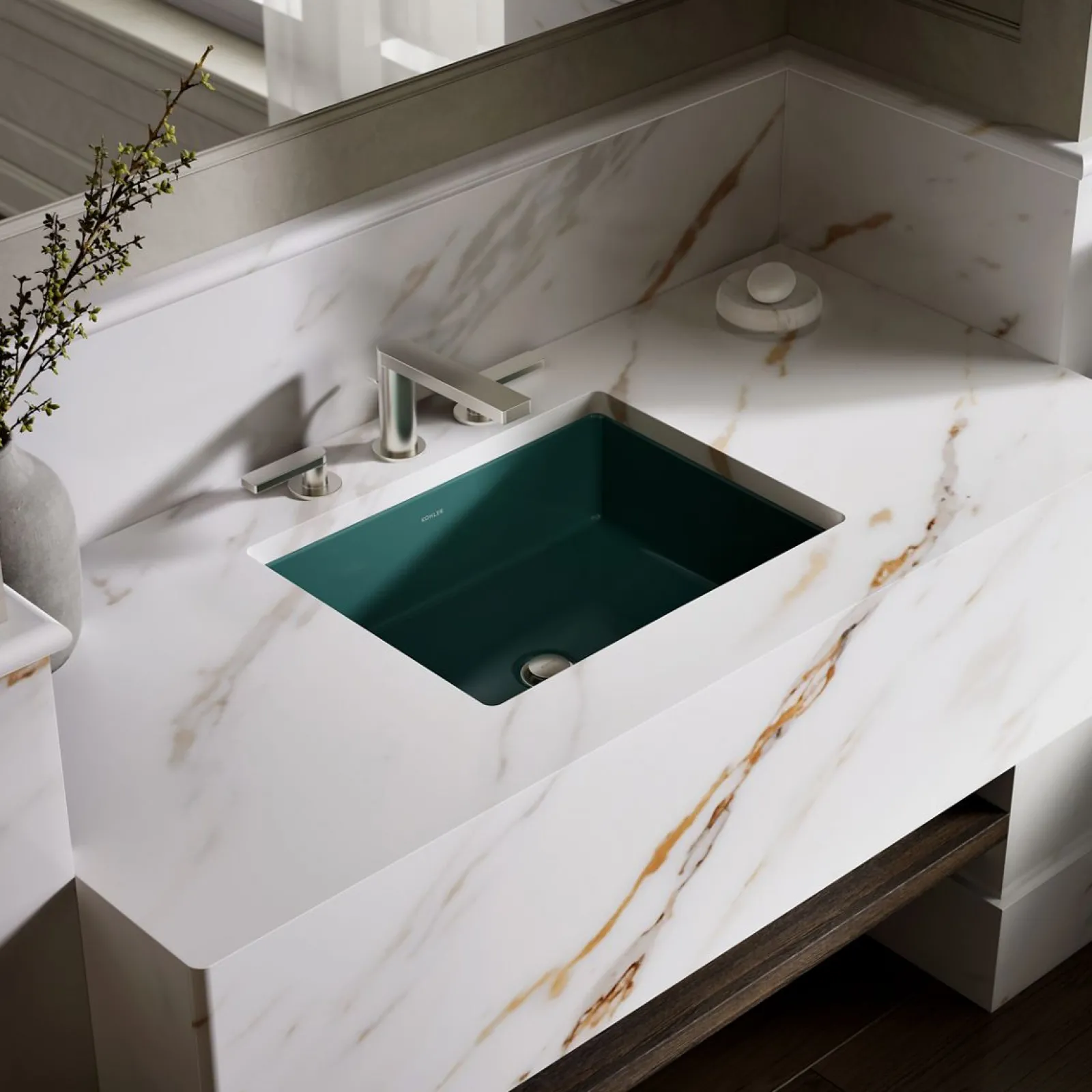 19-3/4" rectangular undermount bathroom sink^Kohler Online