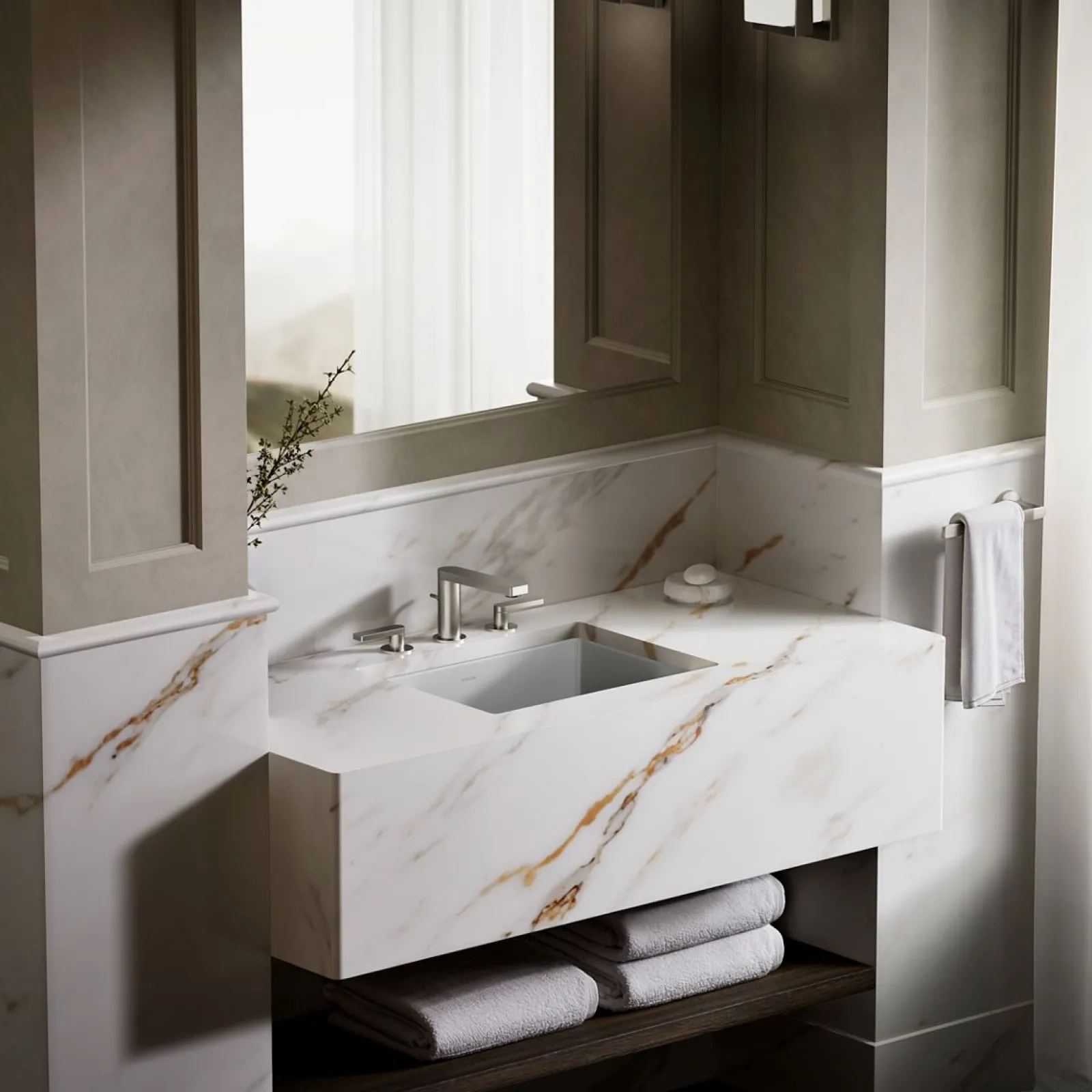 19-3/4" rectangular undermount bathroom sink^Kohler Online