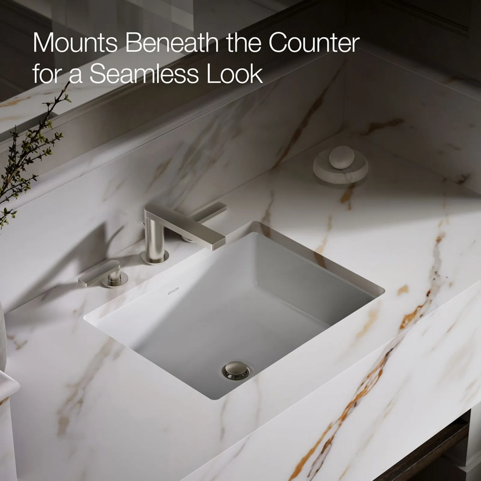 19-3/4" rectangular undermount bathroom sink^Kohler Online