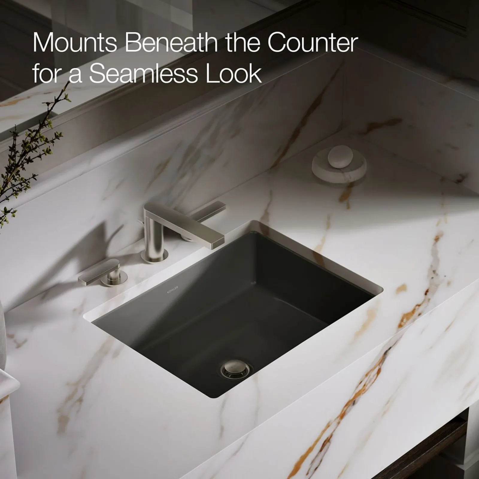 19-3/4" rectangular undermount bathroom sink^Kohler Online