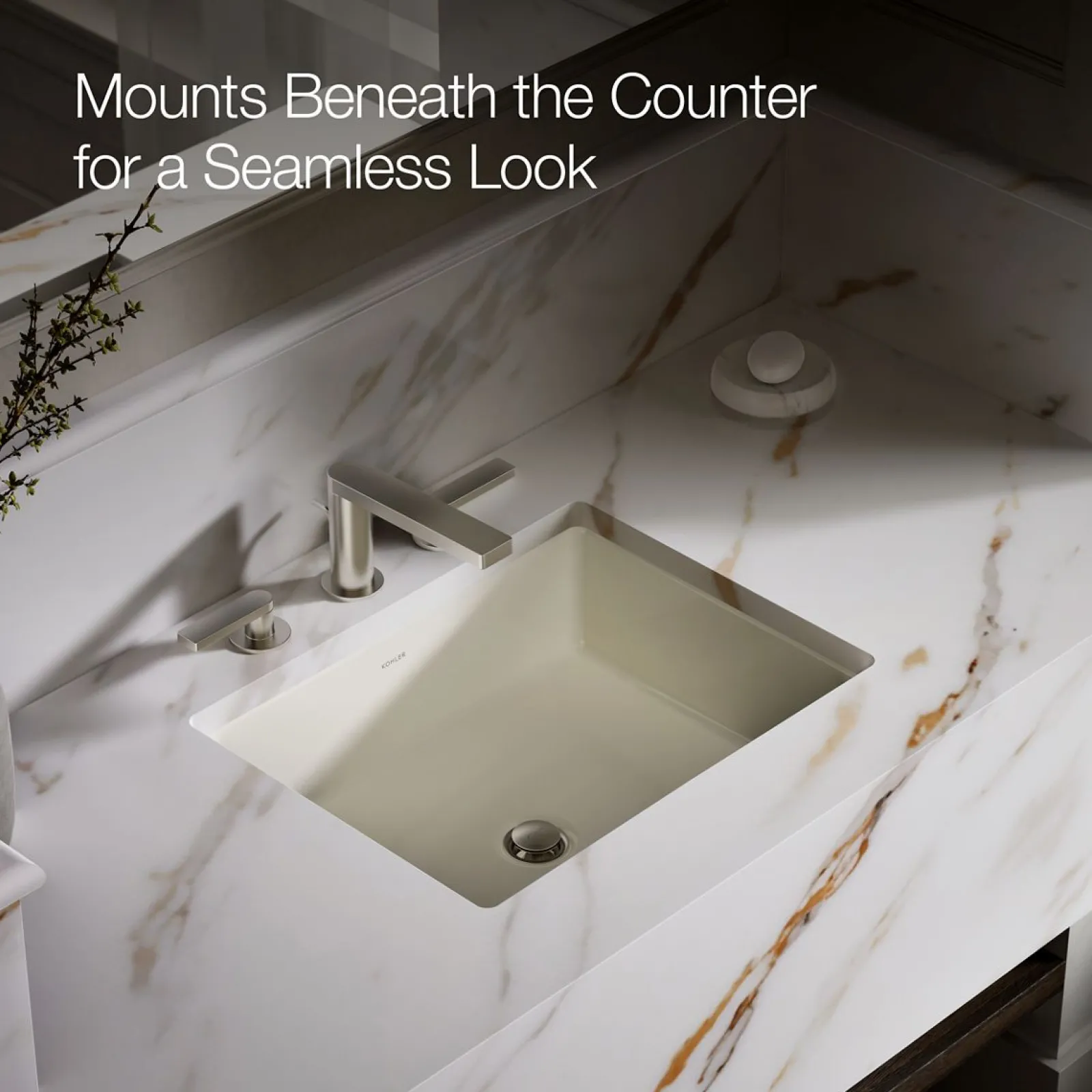 19-3/4" rectangular undermount bathroom sink^Kohler Online