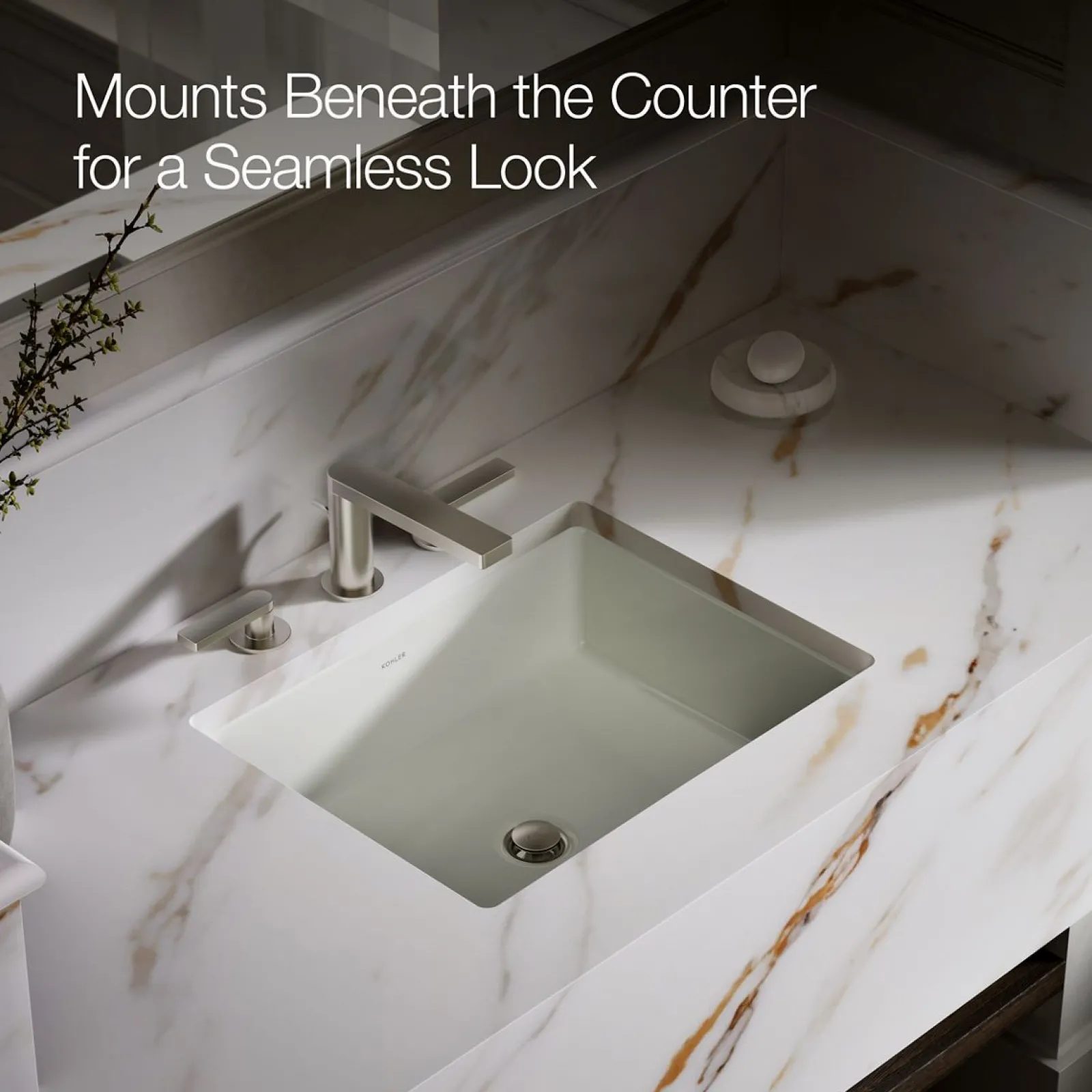 19-3/4" rectangular undermount bathroom sink^Kohler Online