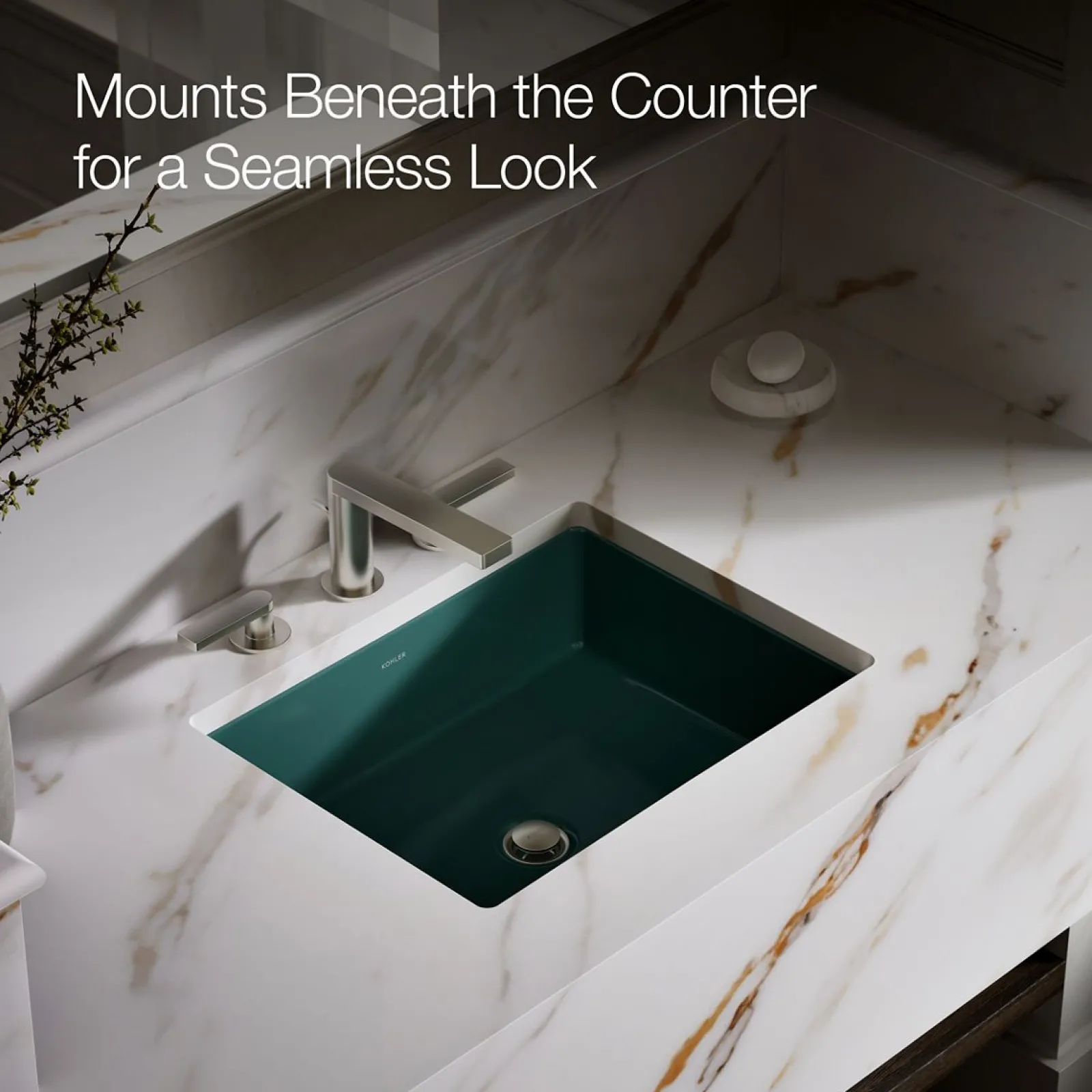 19-3/4" rectangular undermount bathroom sink^Kohler Online