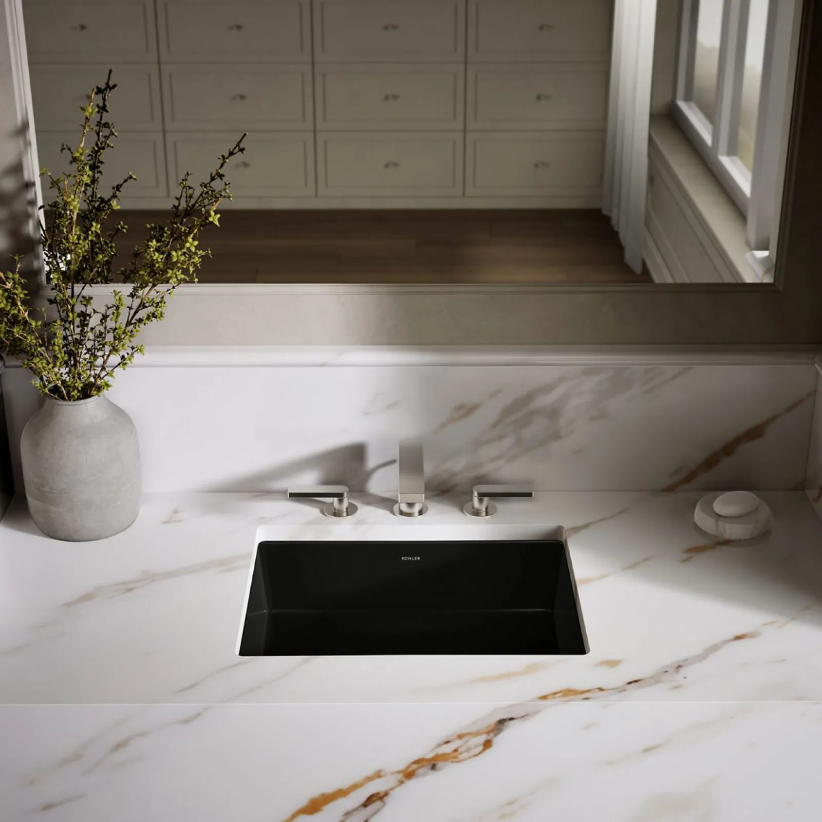19-3/4" rectangular undermount bathroom sink^Kohler Online