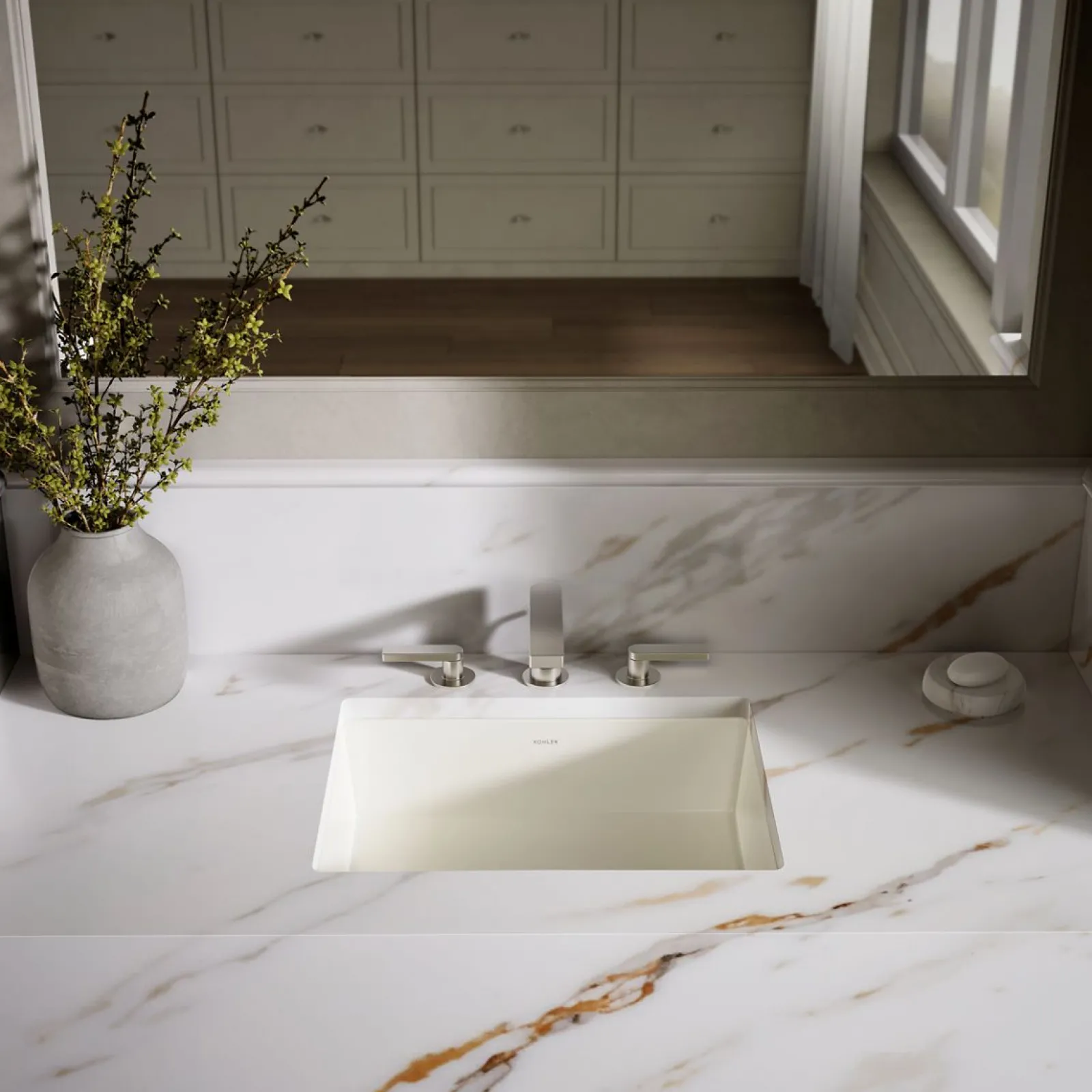 19-3/4" rectangular undermount bathroom sink^Kohler Online
