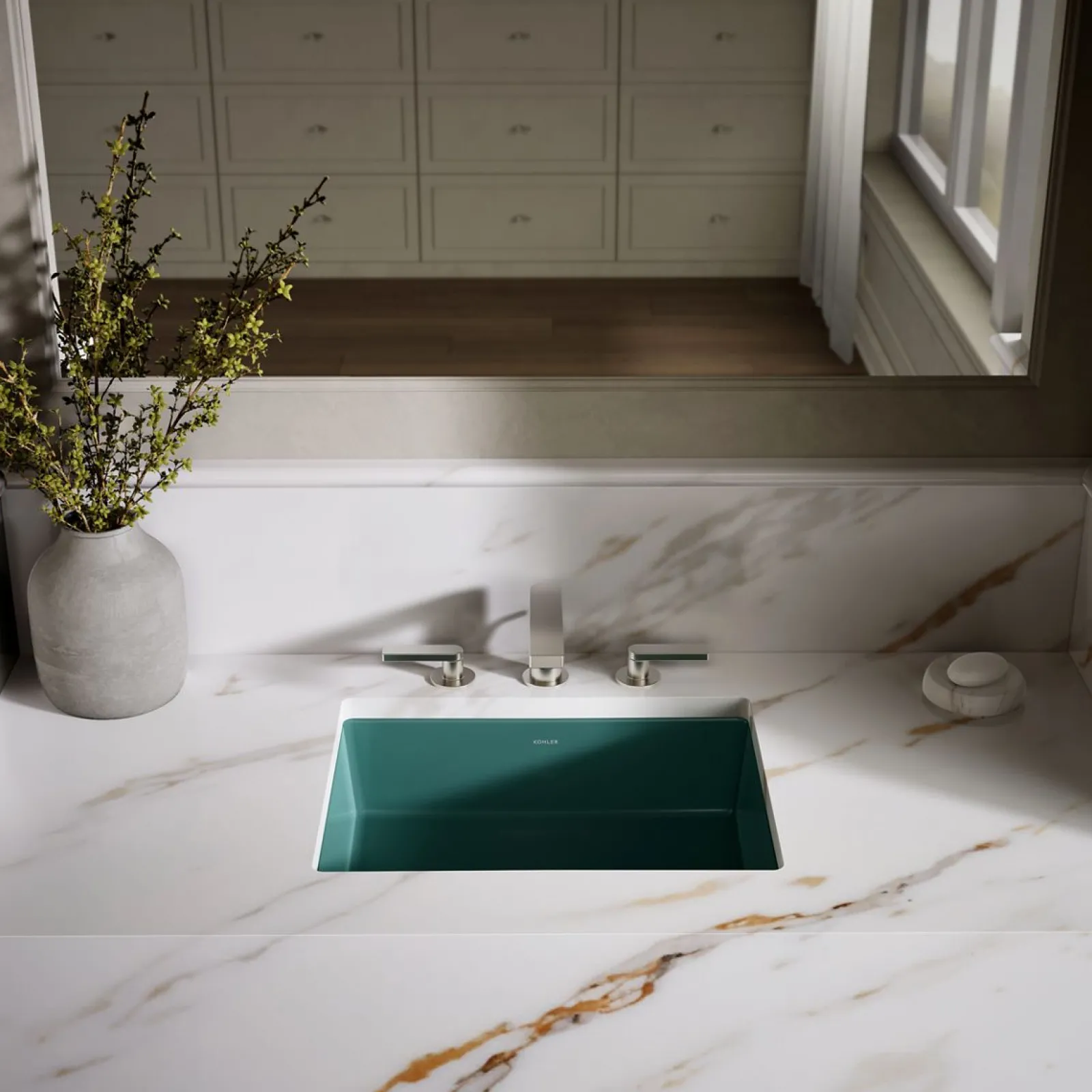 19-3/4" rectangular undermount bathroom sink^Kohler Online