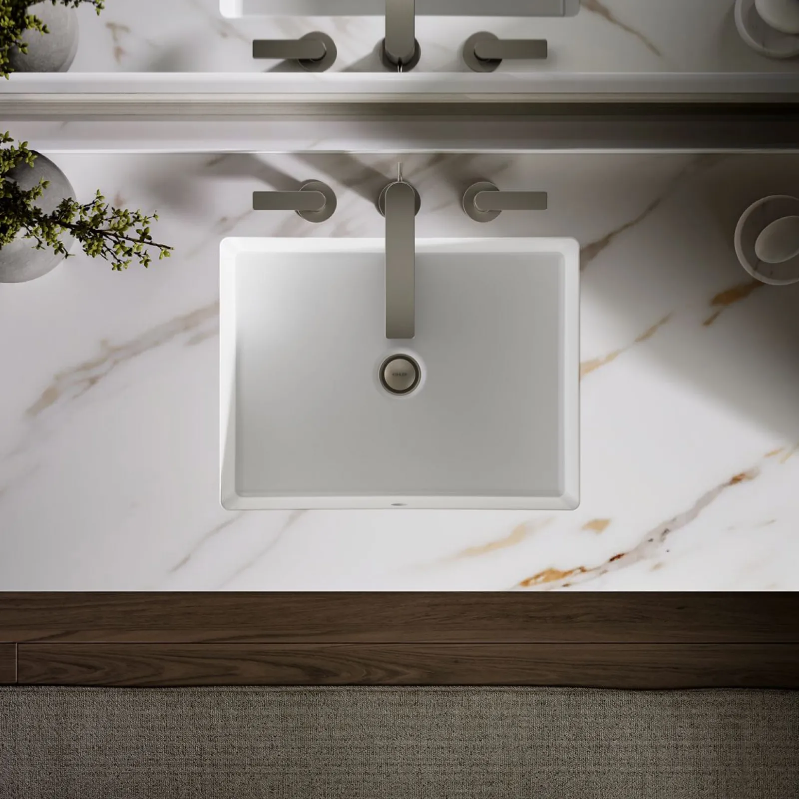 19-3/4" rectangular undermount bathroom sink^Kohler Online