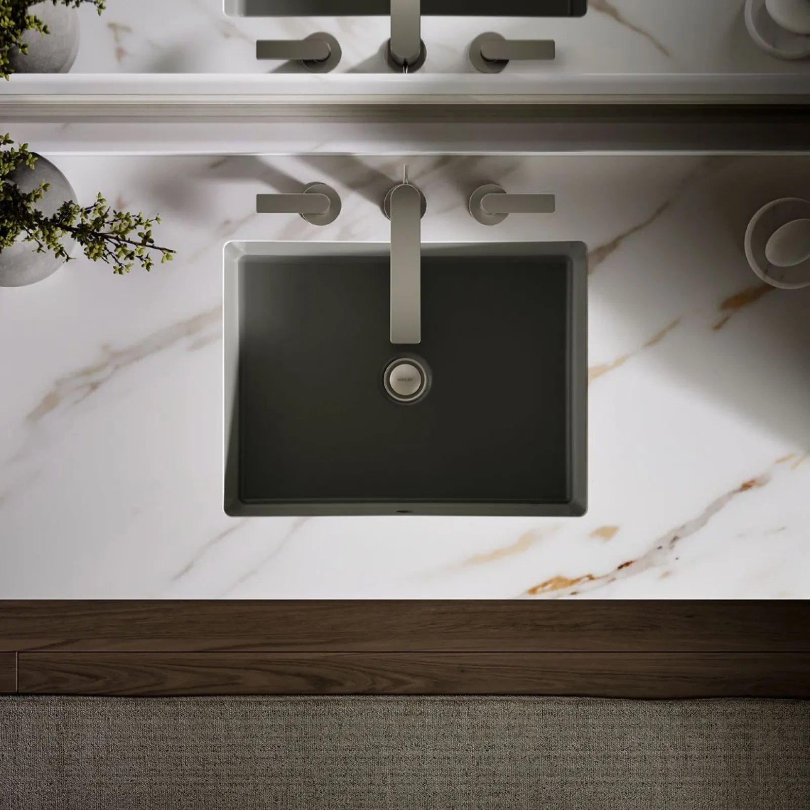 19-3/4" rectangular undermount bathroom sink^Kohler Online