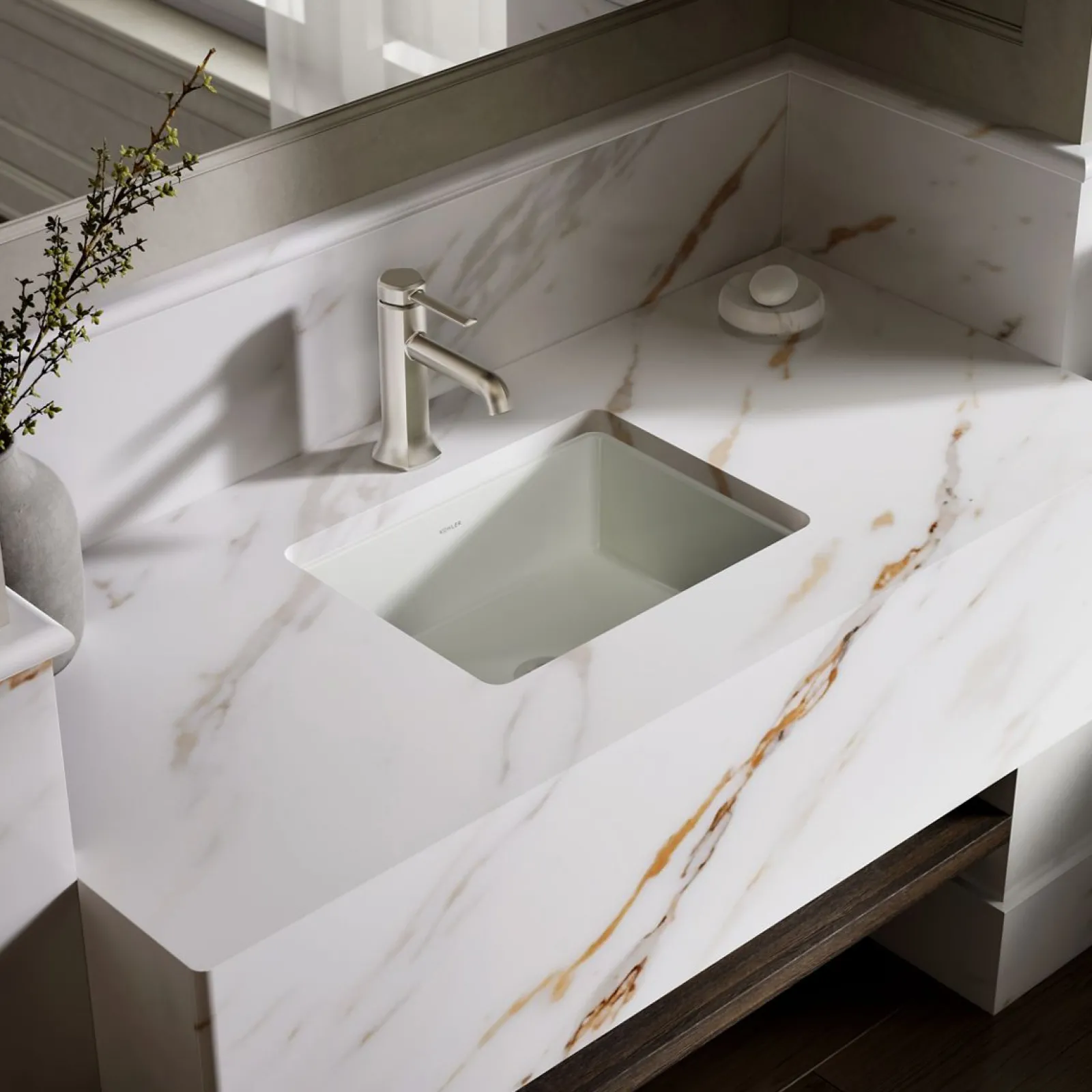17" rectangular undermount bathroom sink^Kohler Discount