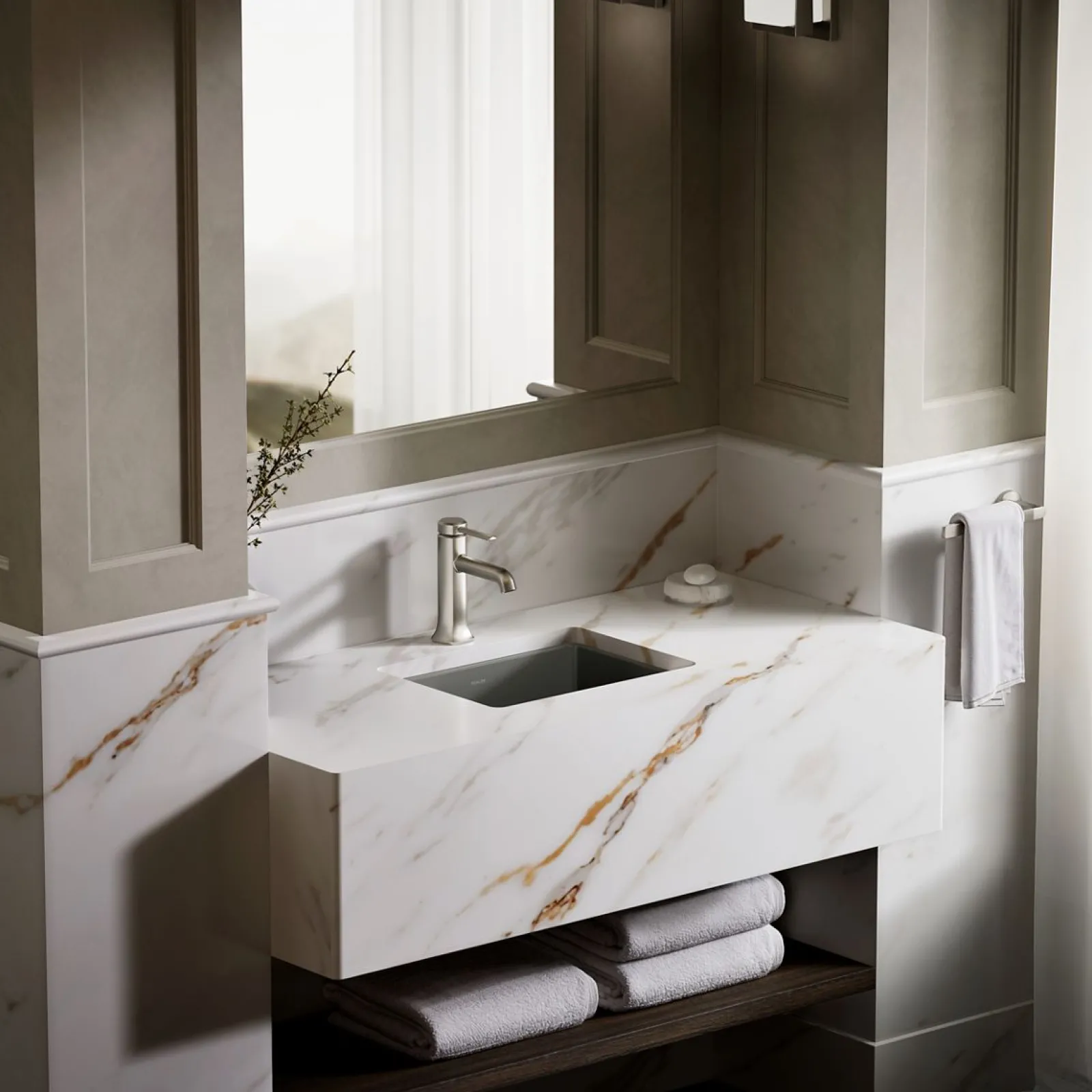 17" rectangular undermount bathroom sink^Kohler Discount