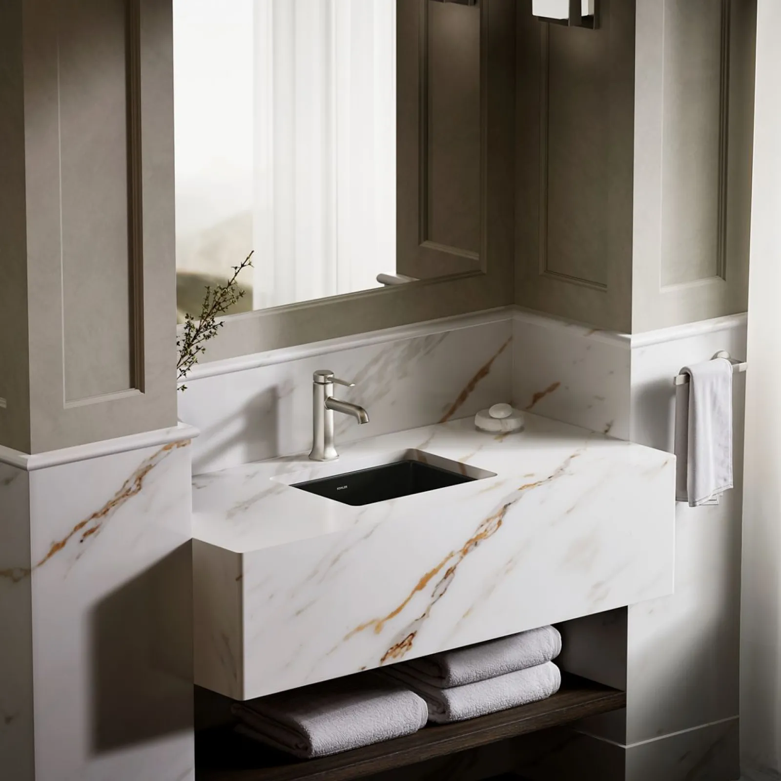 17" rectangular undermount bathroom sink^Kohler Discount