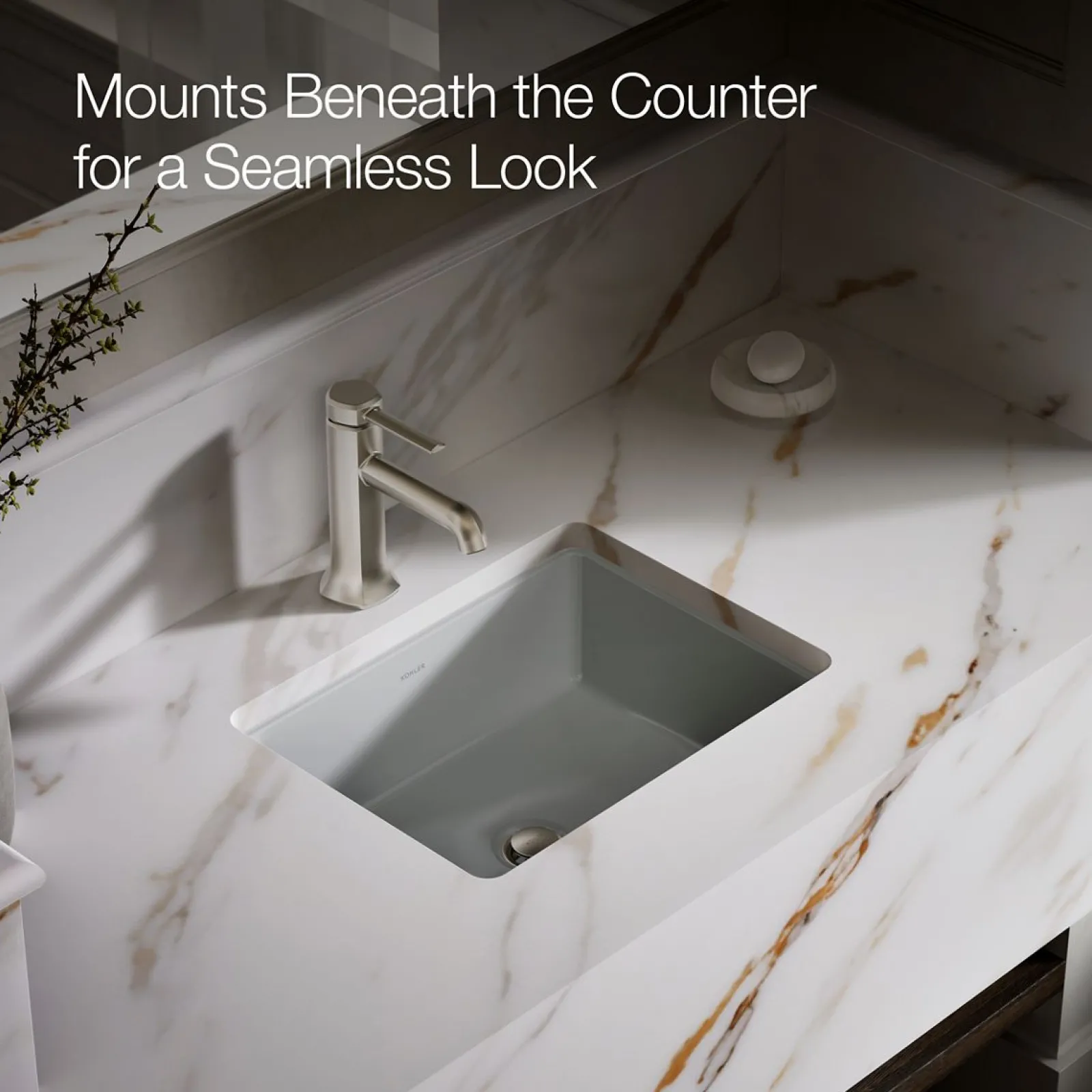 17" rectangular undermount bathroom sink^Kohler Discount