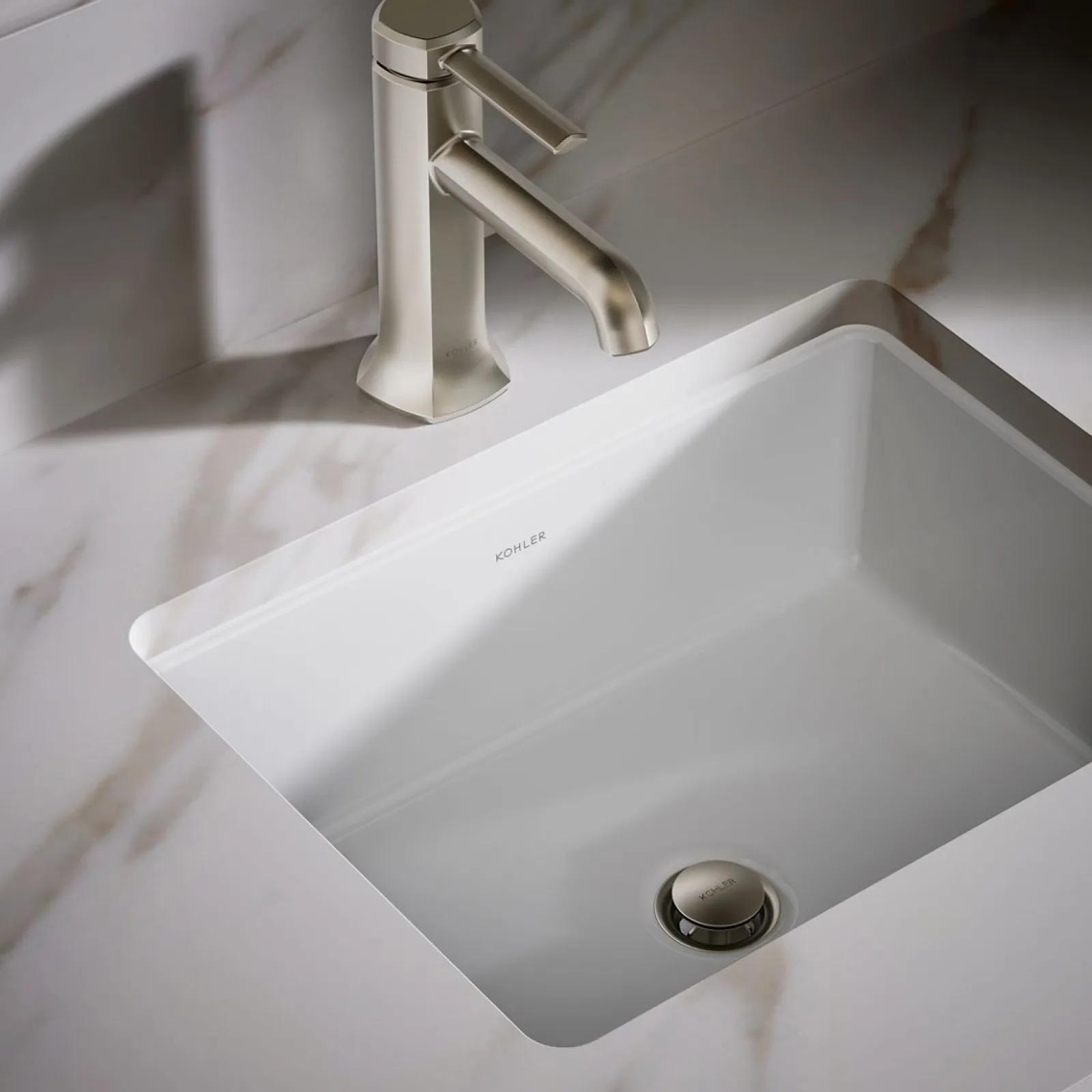 17" rectangular undermount bathroom sink^Kohler Discount