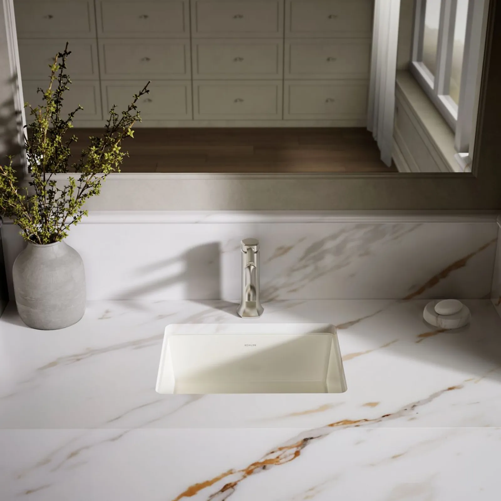 17" rectangular undermount bathroom sink^Kohler Discount