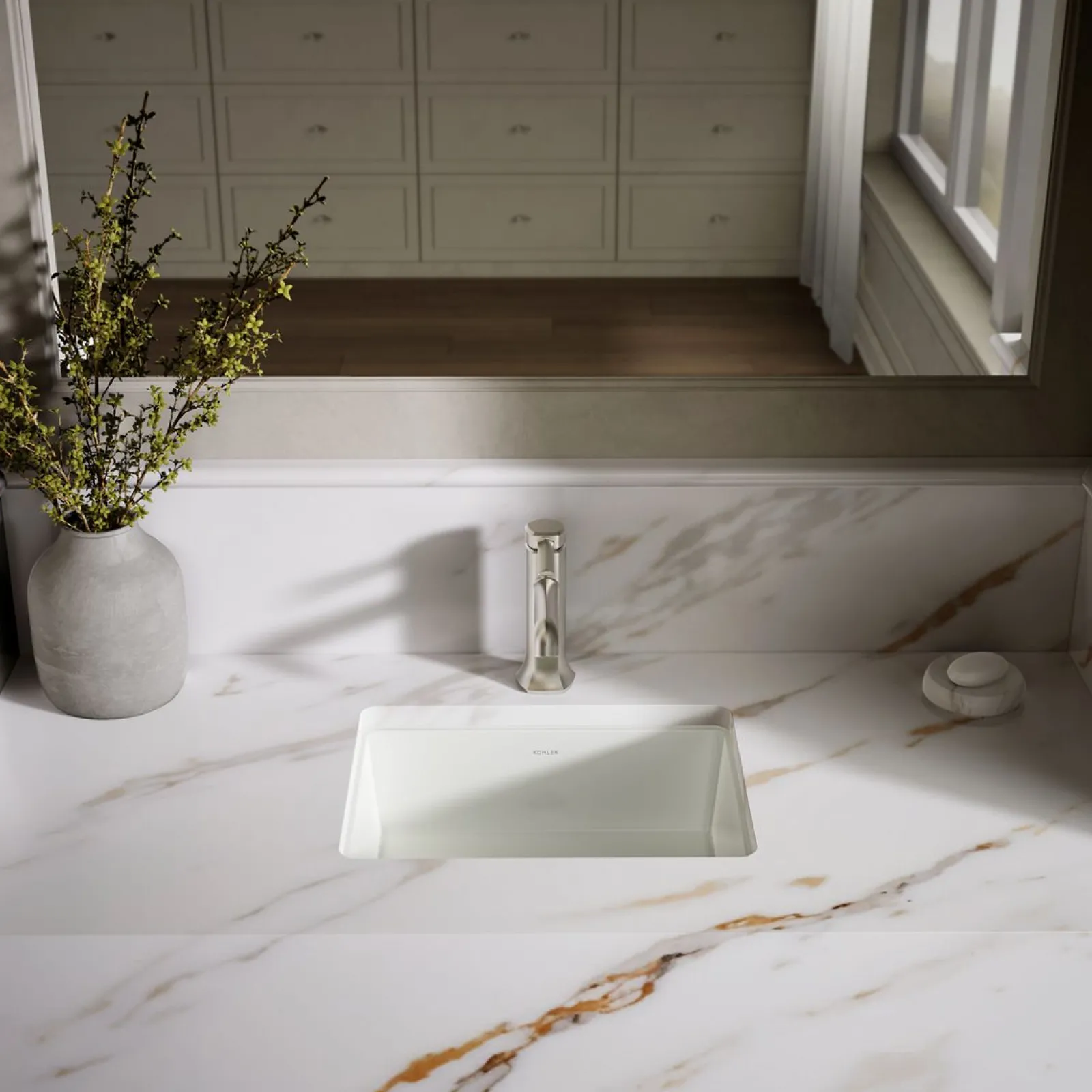 17" rectangular undermount bathroom sink^Kohler Discount