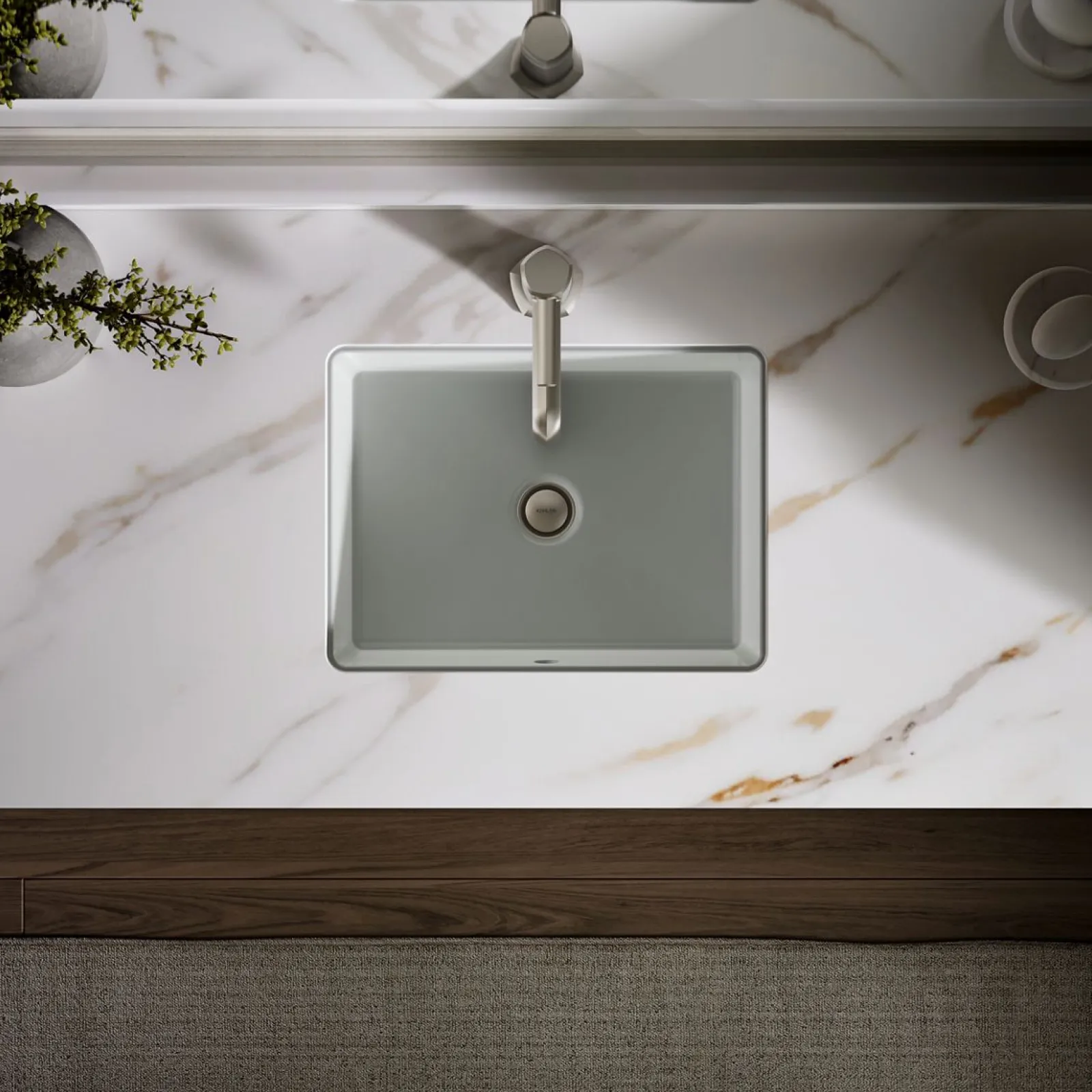17" rectangular undermount bathroom sink^Kohler Discount
