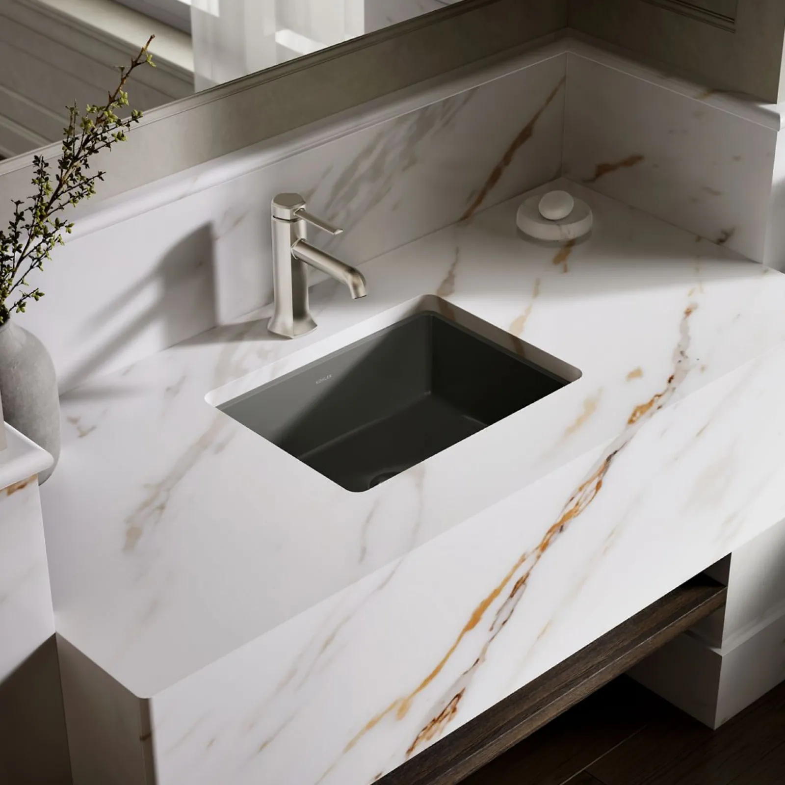 17" rectangular undermount bathroom sink^Kohler Discount