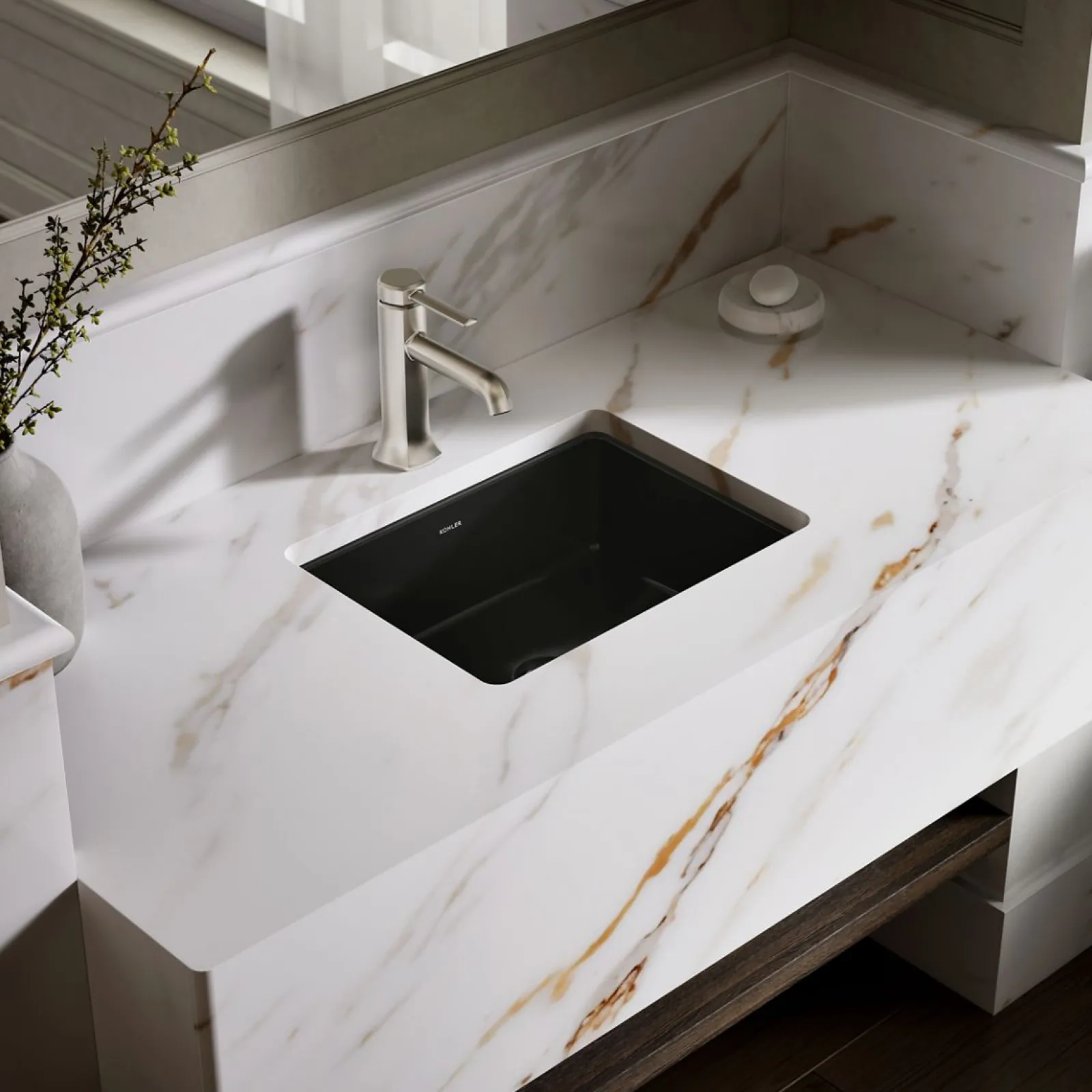 17" rectangular undermount bathroom sink^Kohler Discount