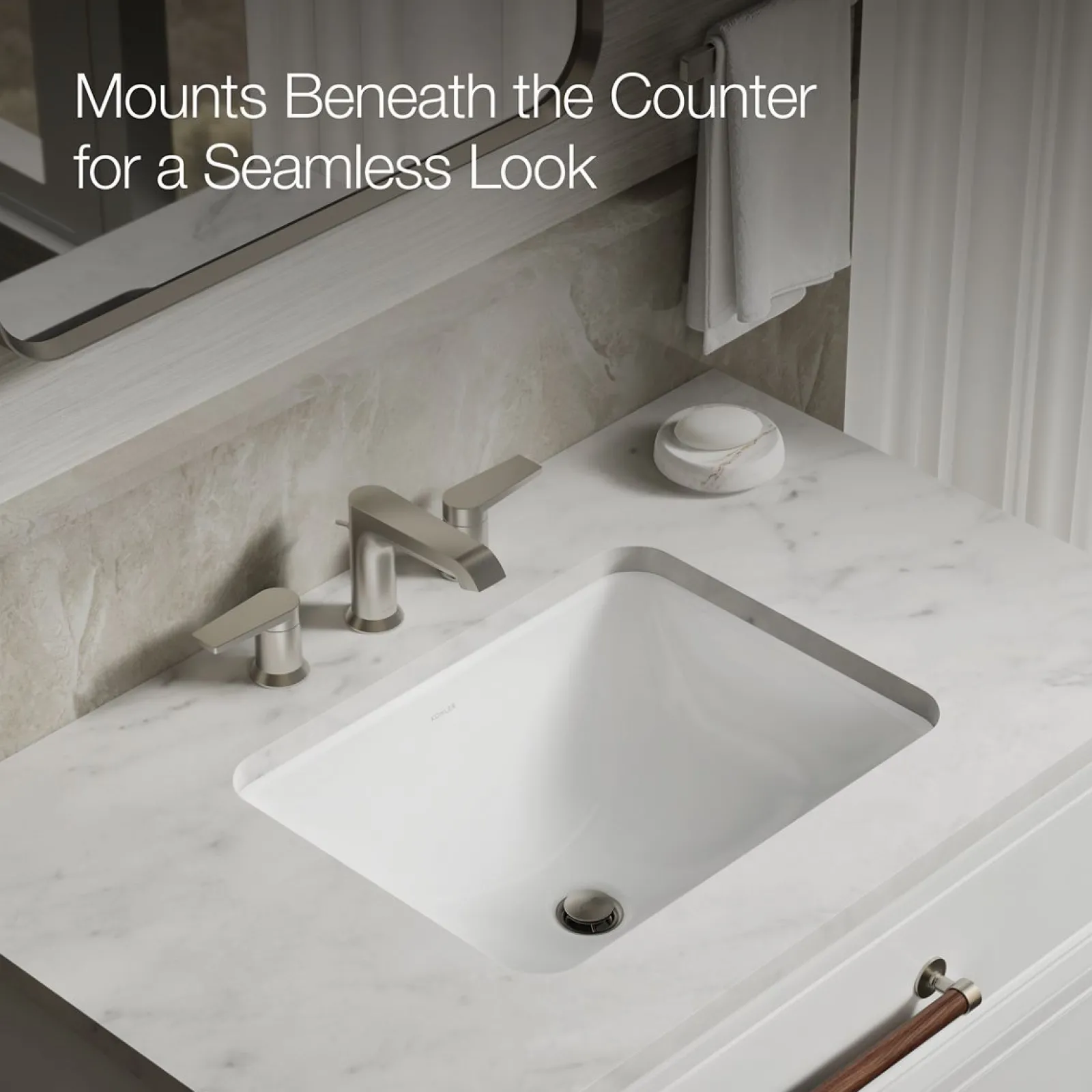 20-1/2" rectangular undermount bathroom sink^Kohler Sale