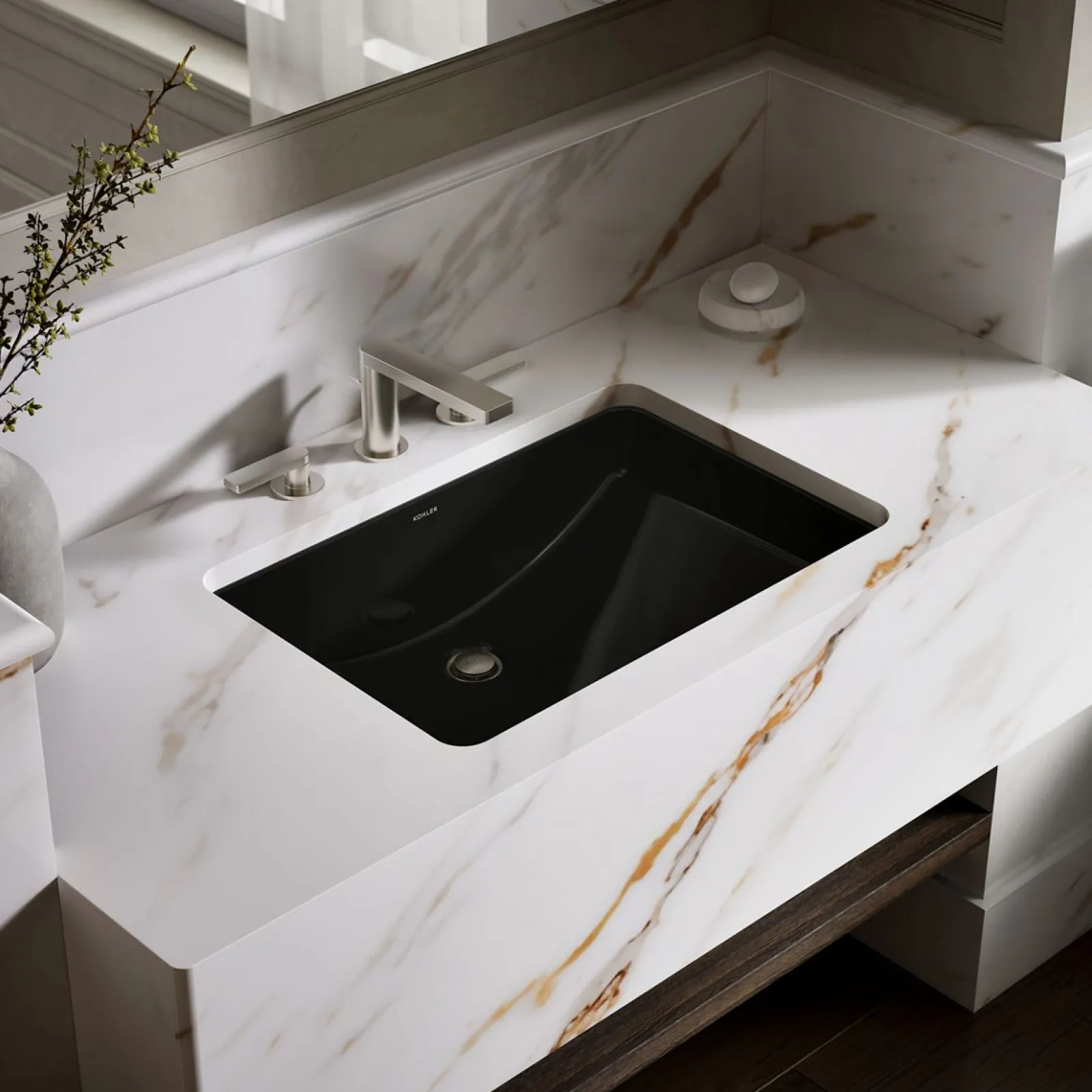 23-1/4" rectangular undermount bathroom sink^Kohler Clearance