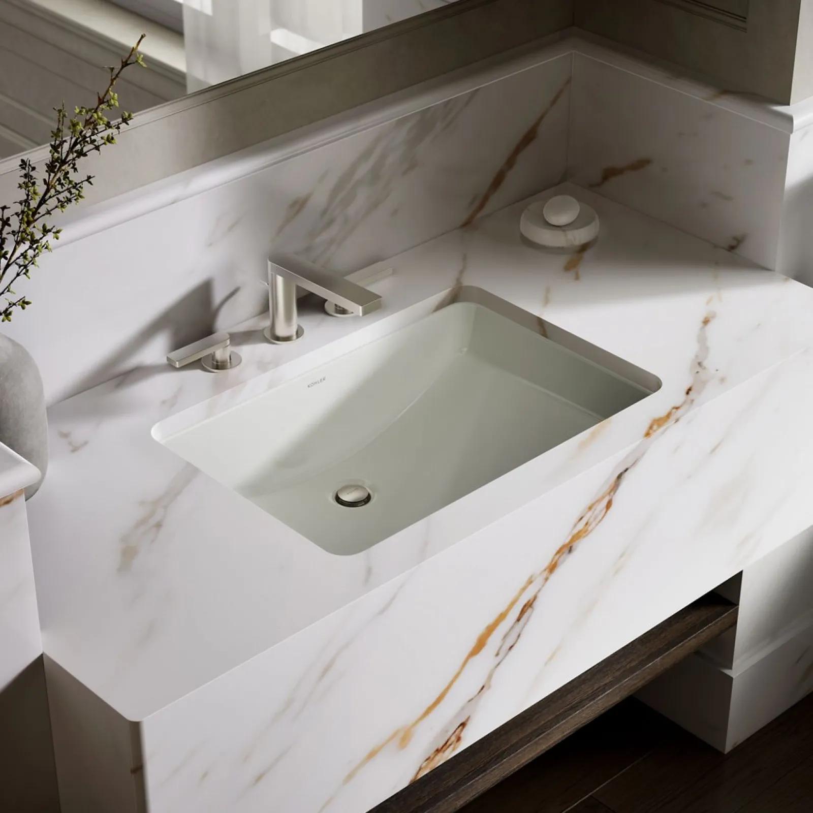 23-1/4" rectangular undermount bathroom sink^Kohler Clearance
