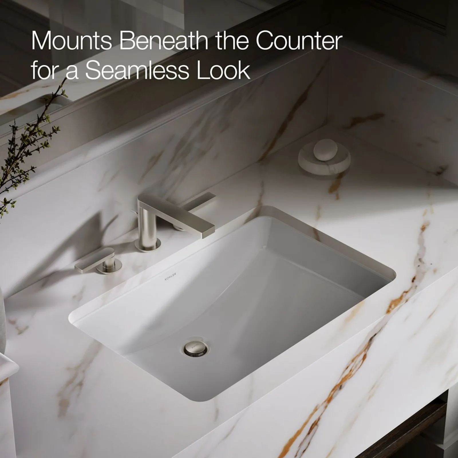 23-1/4" rectangular undermount bathroom sink^Kohler Clearance