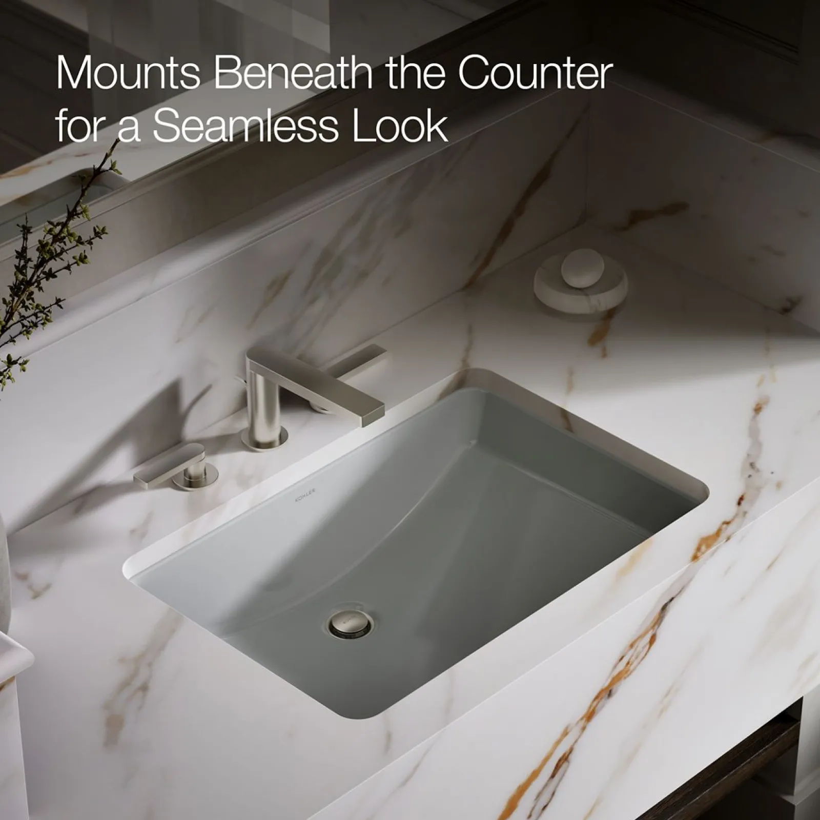 23-1/4" rectangular undermount bathroom sink^Kohler Clearance