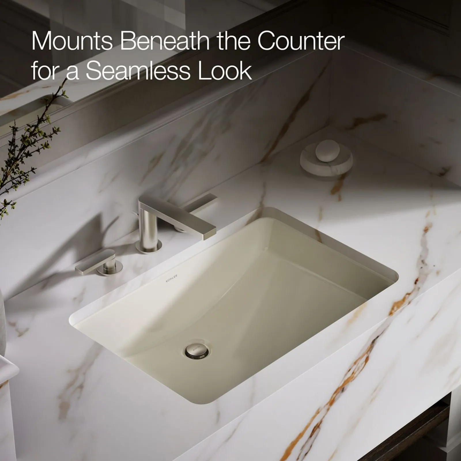 23-1/4" rectangular undermount bathroom sink^Kohler Clearance