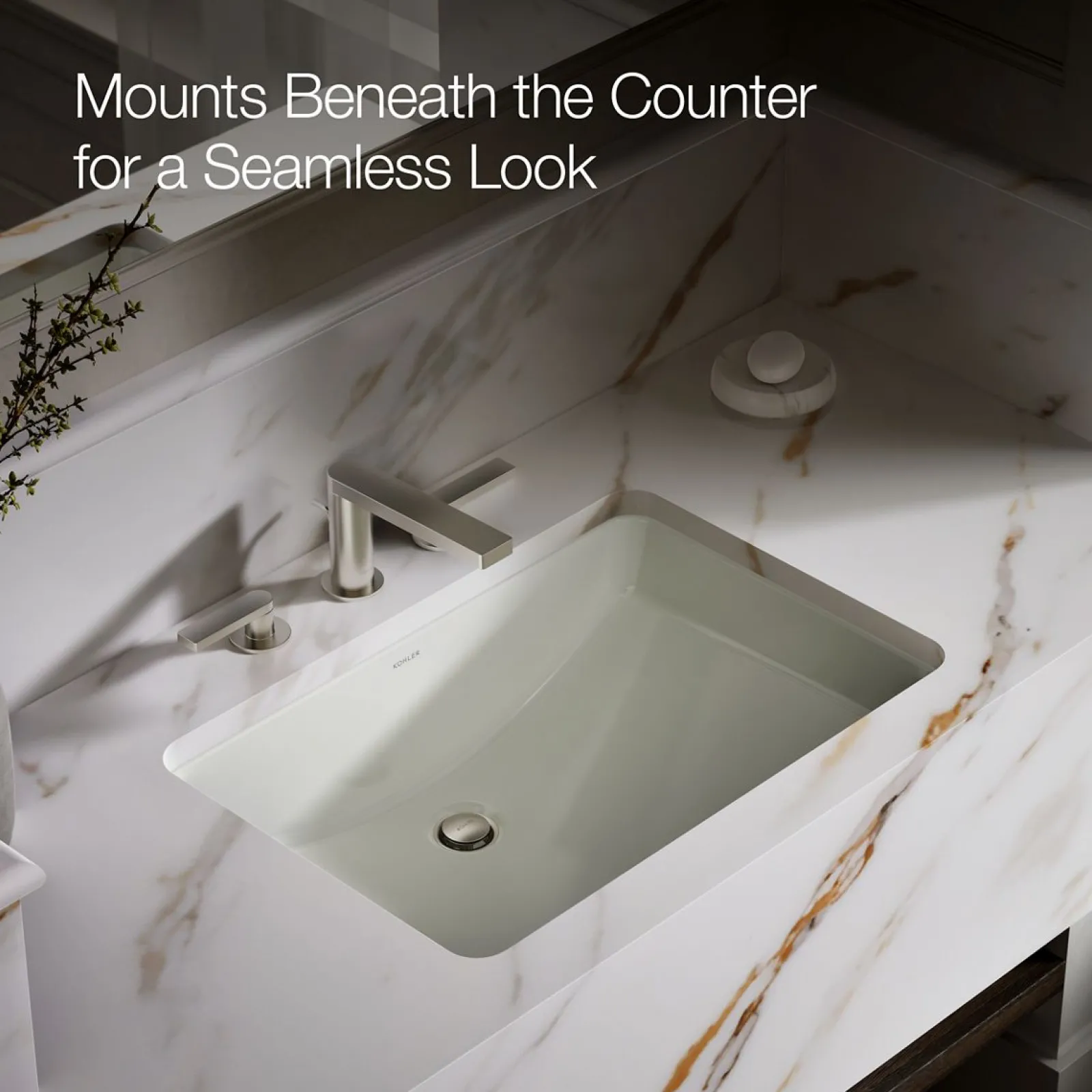 23-1/4" rectangular undermount bathroom sink^Kohler Clearance