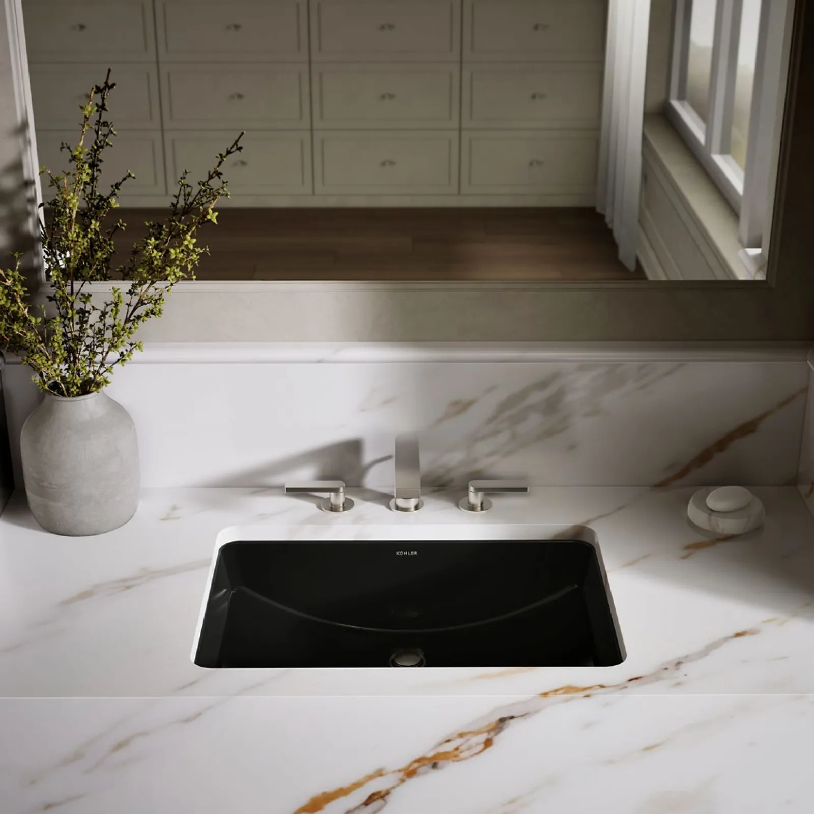 23-1/4" rectangular undermount bathroom sink^Kohler Clearance