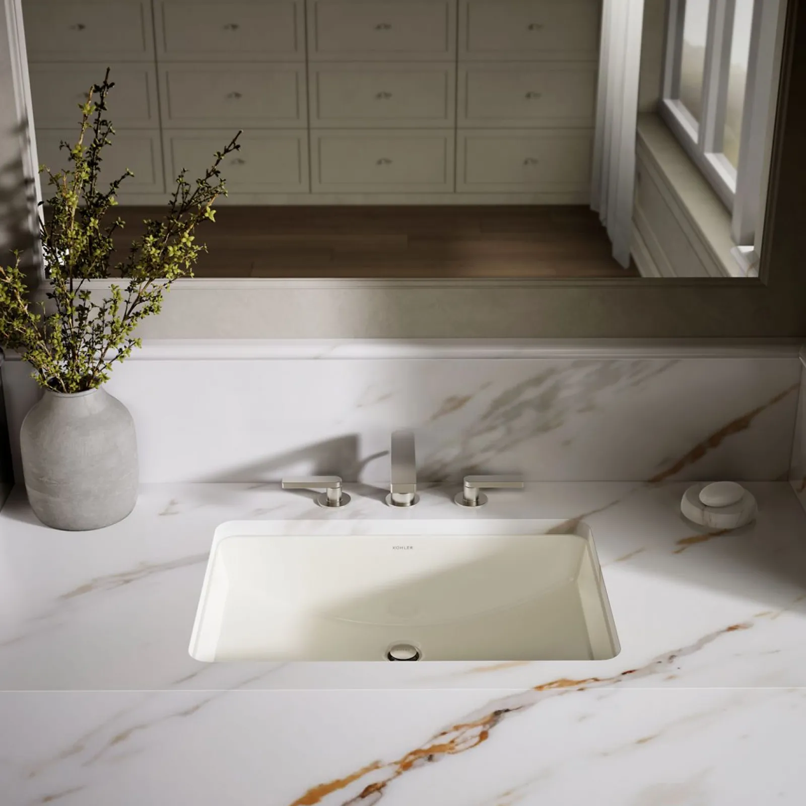 23-1/4" rectangular undermount bathroom sink^Kohler Clearance