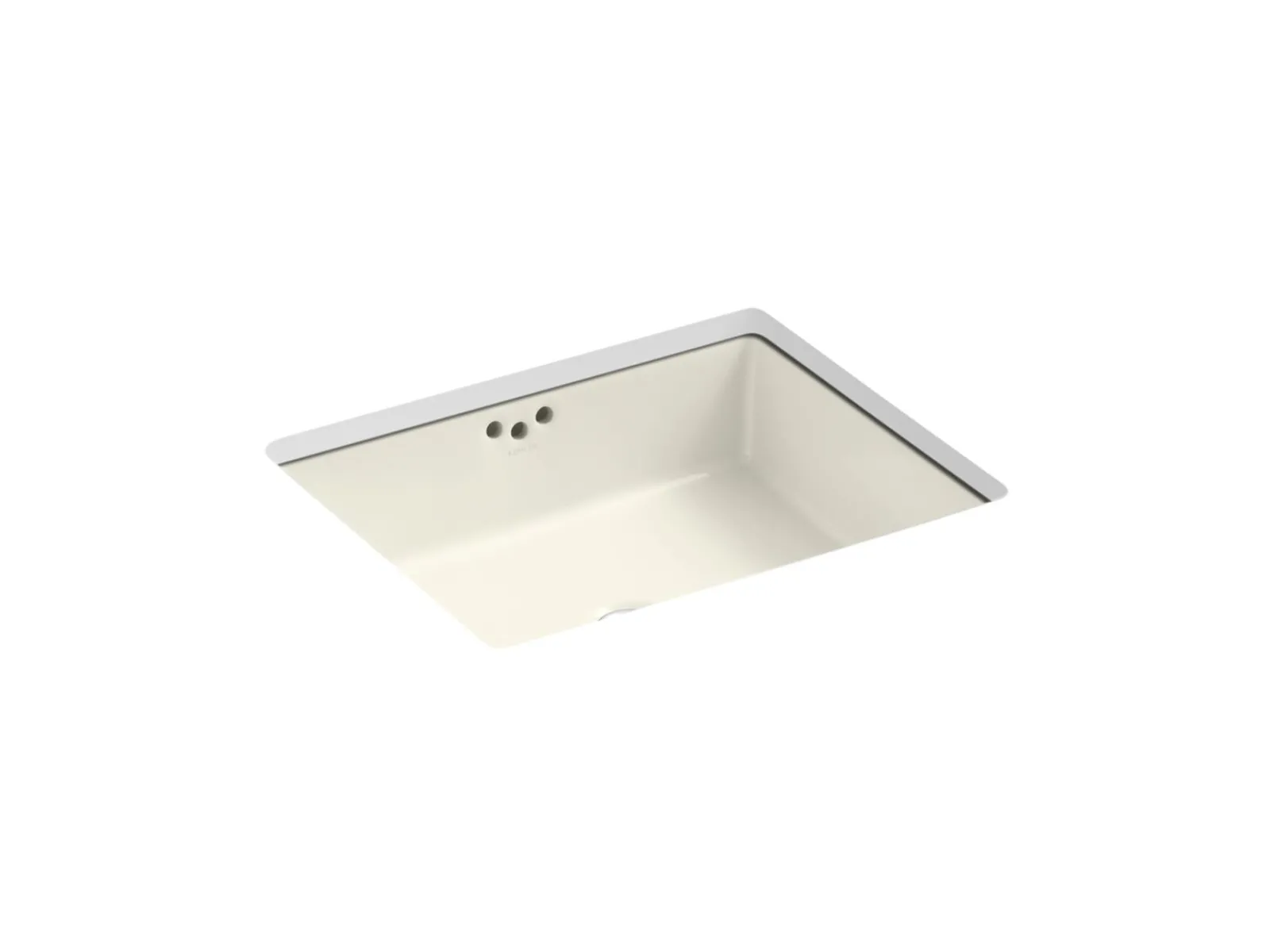 19-3/4" rectangular undermount bathroom sink with glazed underside^Kohler