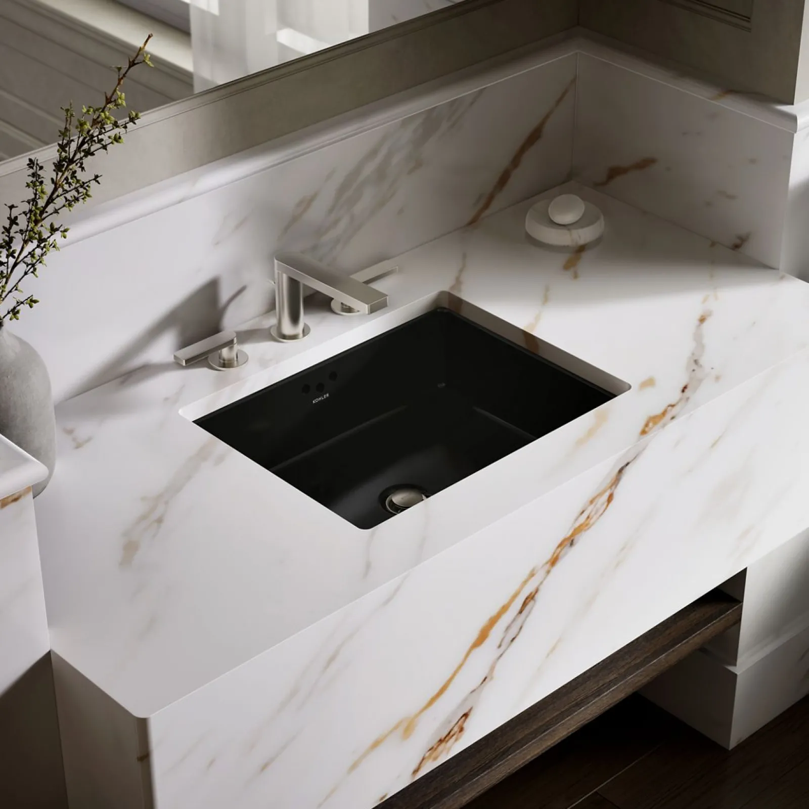 19-3/4" rectangular undermount bathroom sink^Kohler Clearance