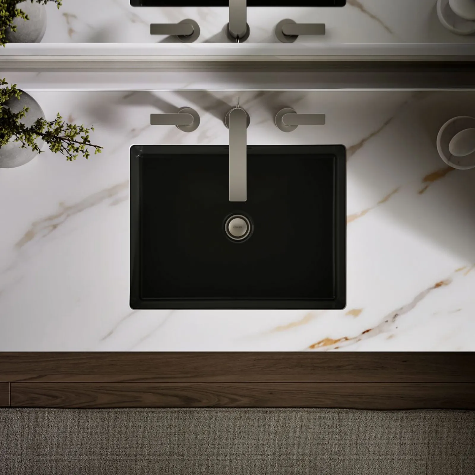 19-3/4" rectangular undermount bathroom sink^Kohler Clearance