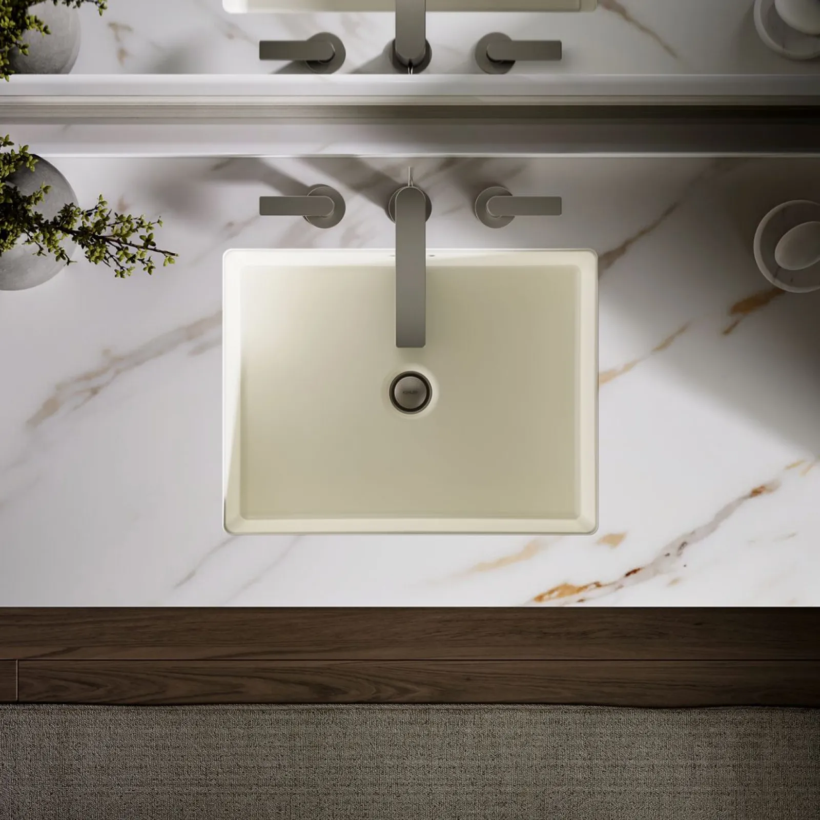 19-3/4" rectangular undermount bathroom sink^Kohler Clearance