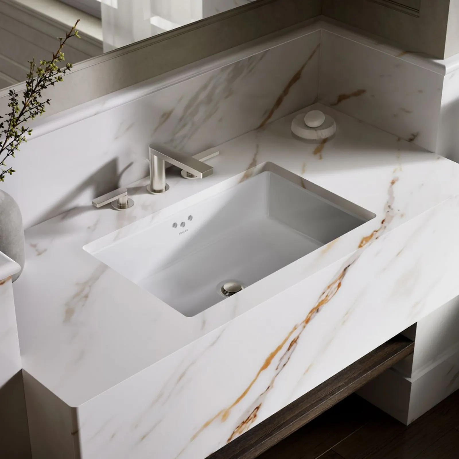 24" rectangular undermount bathroom sink^Kohler Sale
