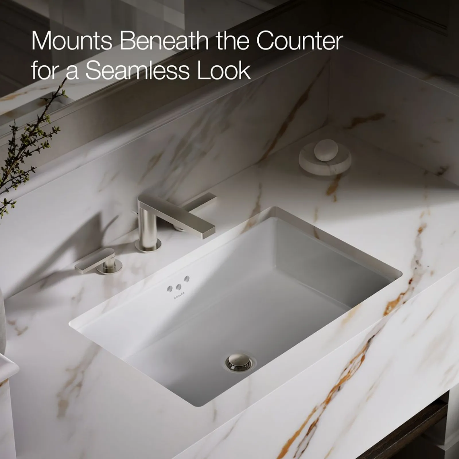 24" rectangular undermount bathroom sink^Kohler Sale