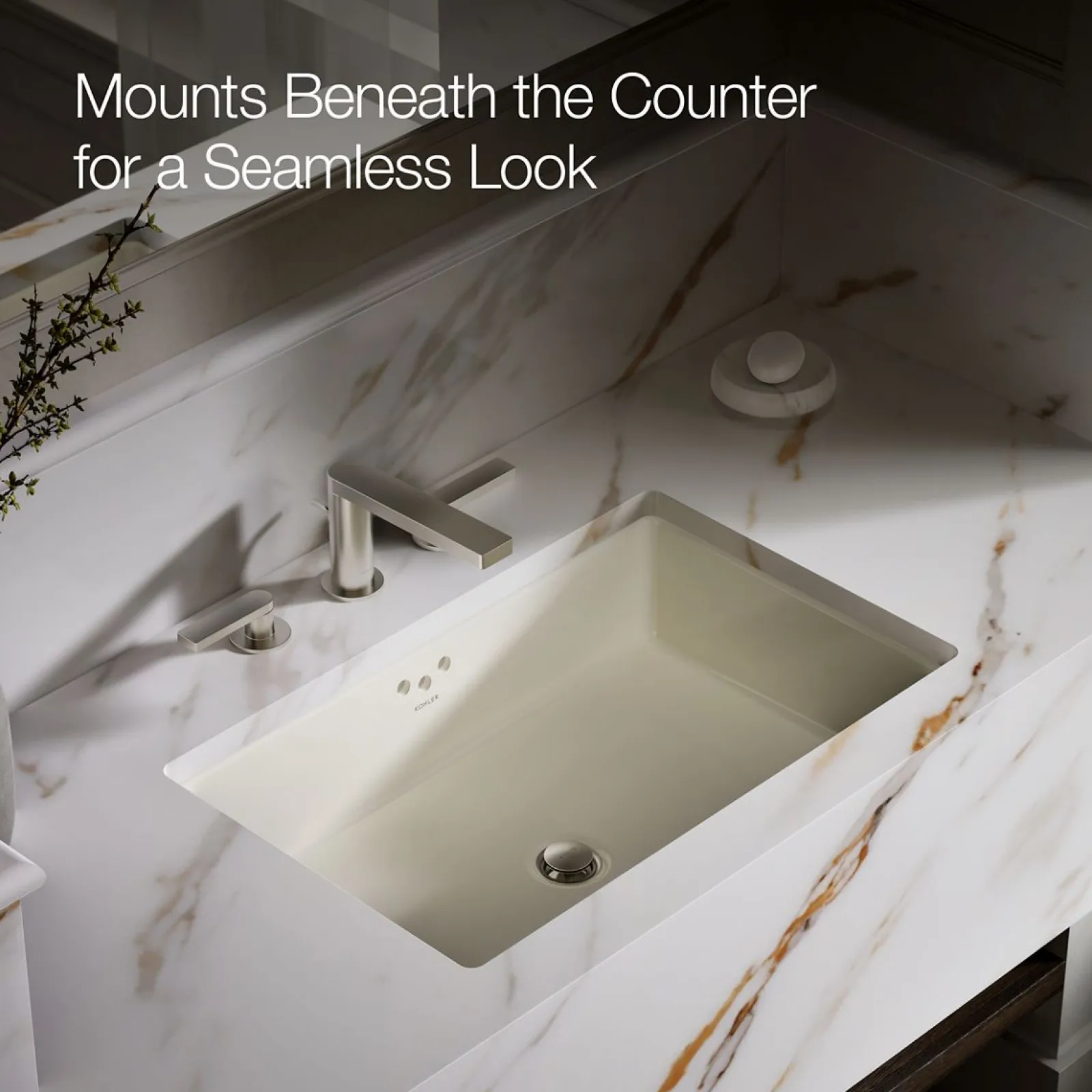 24" rectangular undermount bathroom sink^Kohler Sale