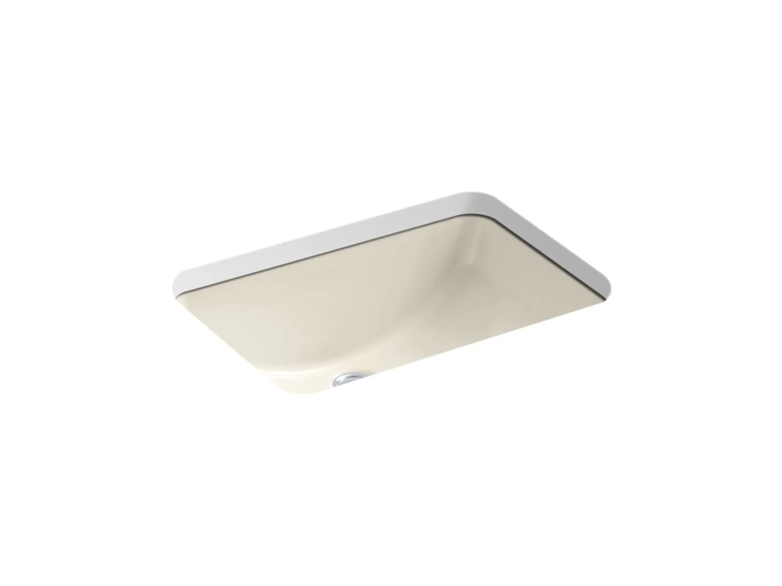 21" rectangular undermount bathroom sink with glazed underside, no overflow^Kohler Clearance