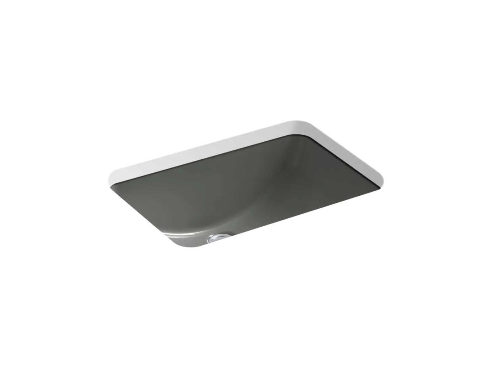 21" rectangular undermount bathroom sink with glazed underside, no overflow^Kohler Clearance