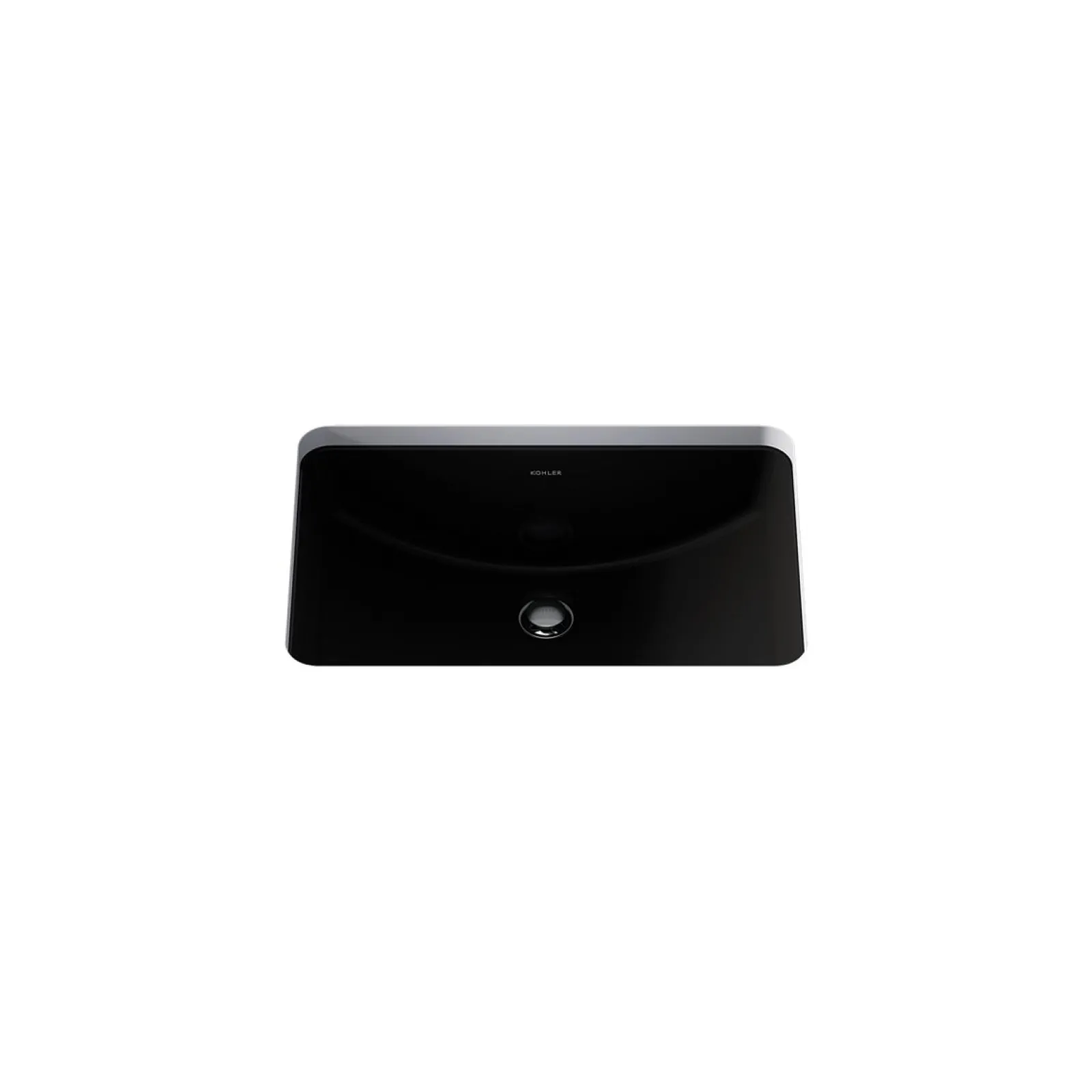 21" rectangular undermount bathroom sink with glazed underside, no overflow^Kohler Clearance