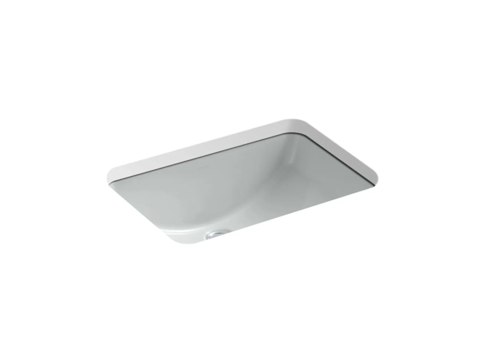 21" rectangular undermount bathroom sink with glazed underside, no overflow^Kohler Clearance