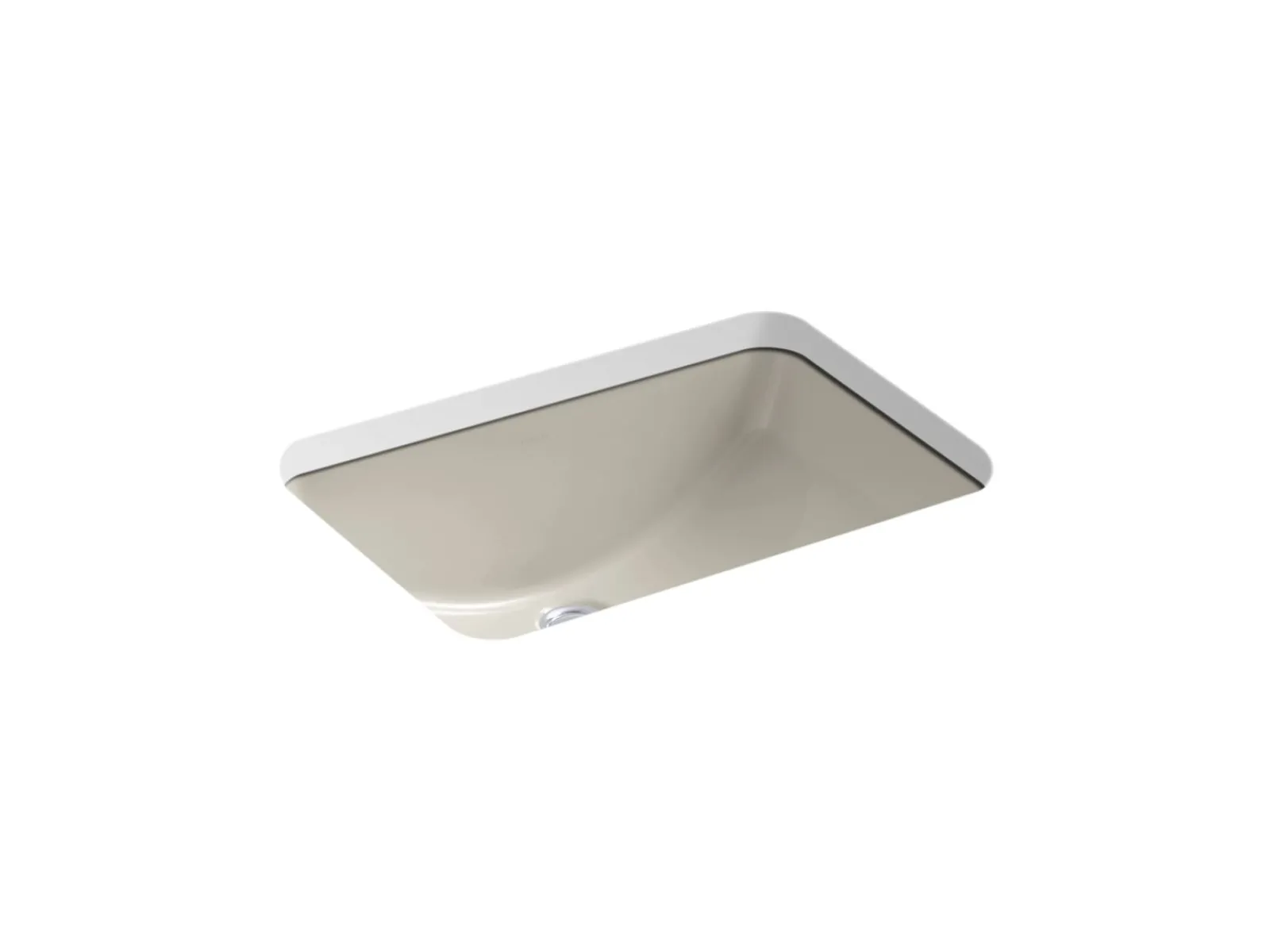 21" rectangular undermount bathroom sink with glazed underside, no overflow^Kohler Clearance