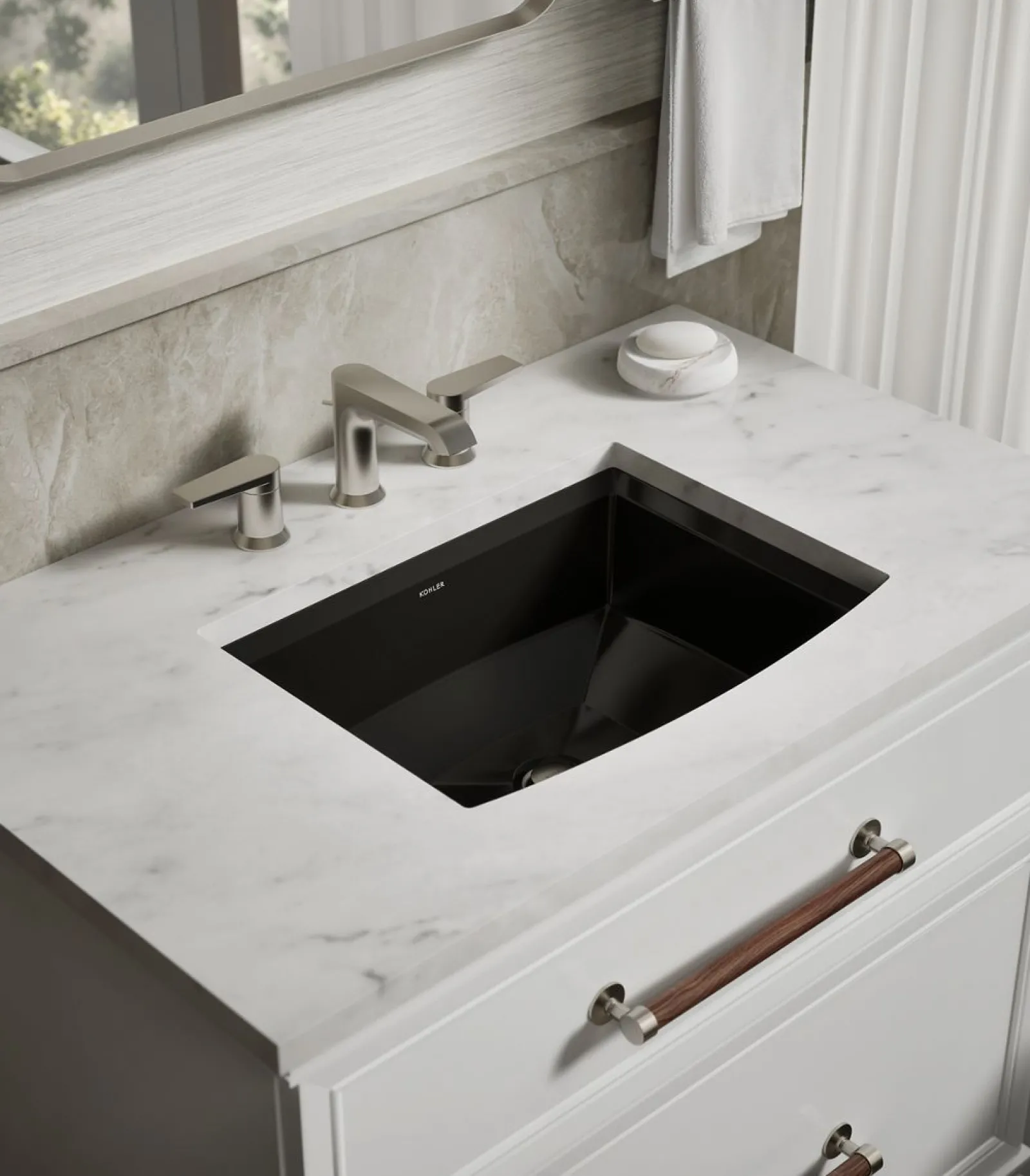 20" rectangular undermount bathroom sink^Kohler Clearance