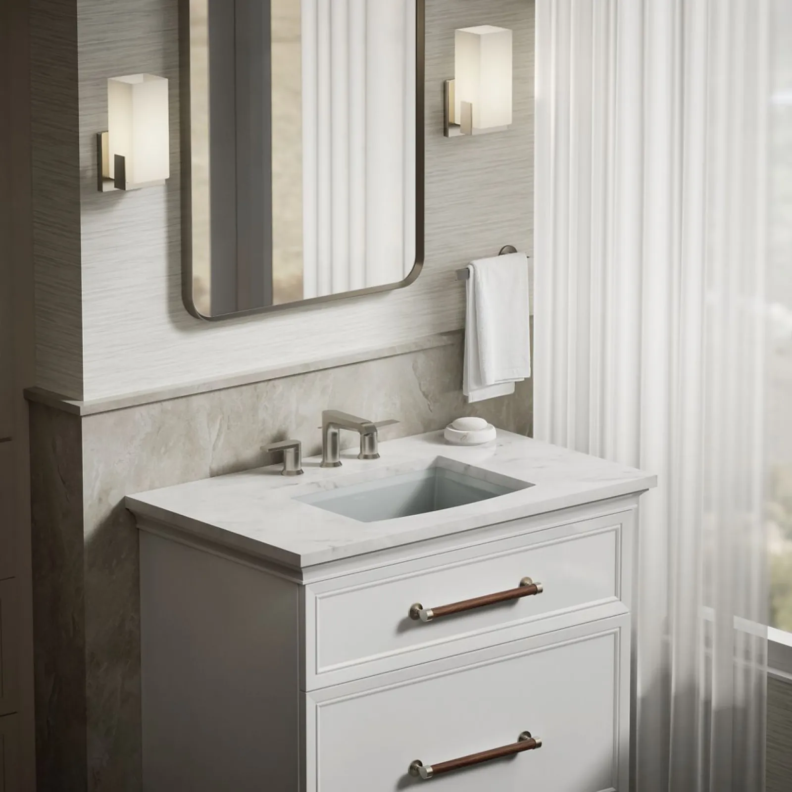 20" rectangular undermount bathroom sink^Kohler Clearance