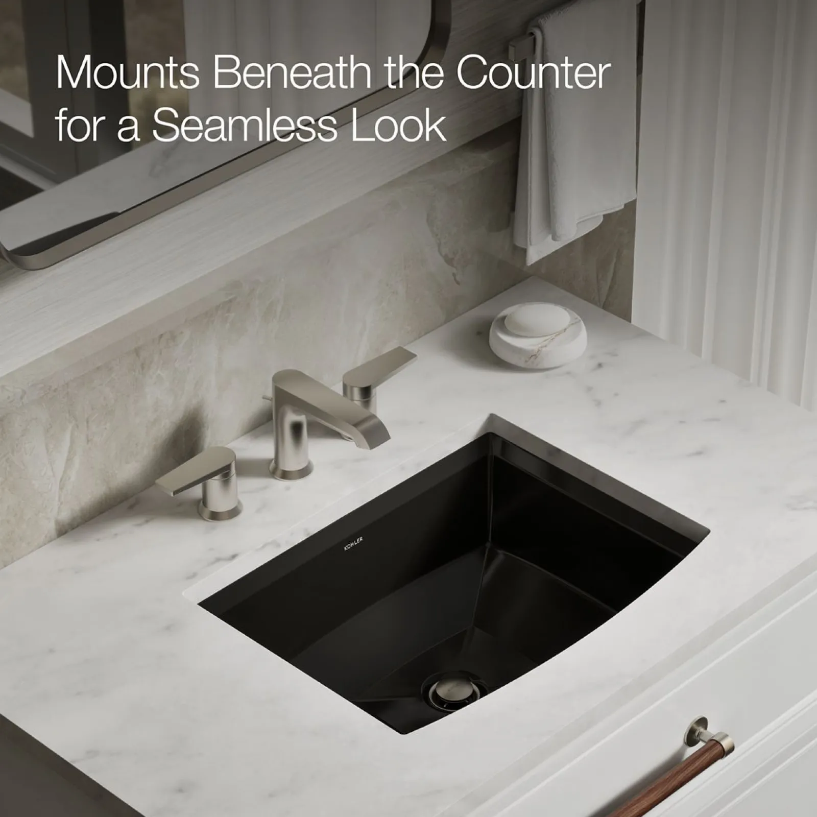20" rectangular undermount bathroom sink^Kohler Clearance