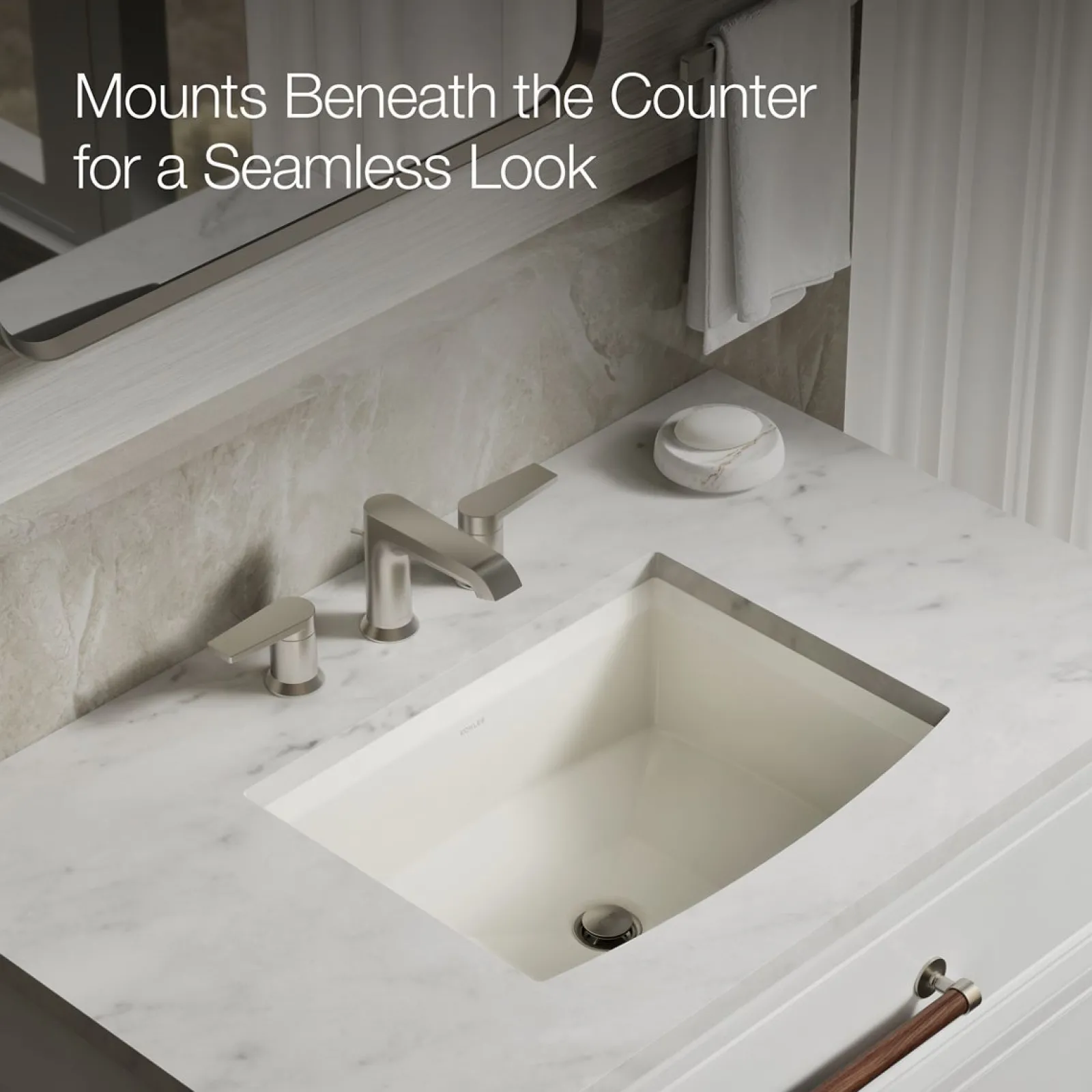 20" rectangular undermount bathroom sink^Kohler Clearance